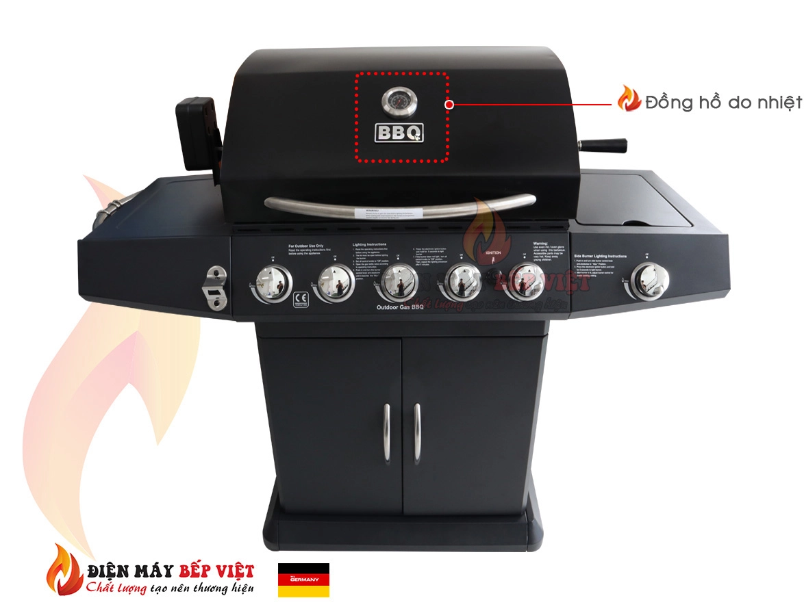 Bếp Nướng Gas cao cấp BBQ Grill KS14075 ( 5+1)