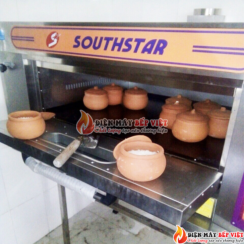 Lò nấu cơm niêu Southstar 2 tầng 4 khay + điện