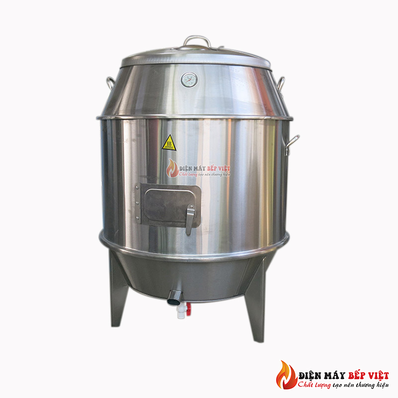 So sánh lò quay vịt inox và lò quay vịt bằng kính 80