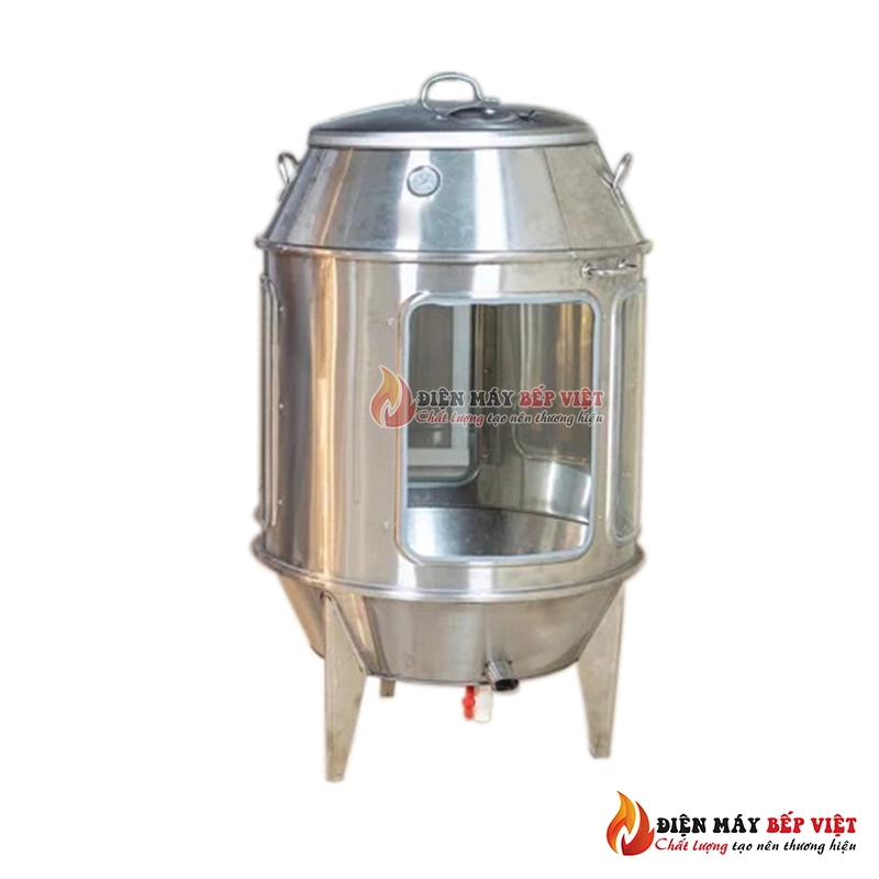 Giới thiệu lò vịt quay 90 inox - gas/than