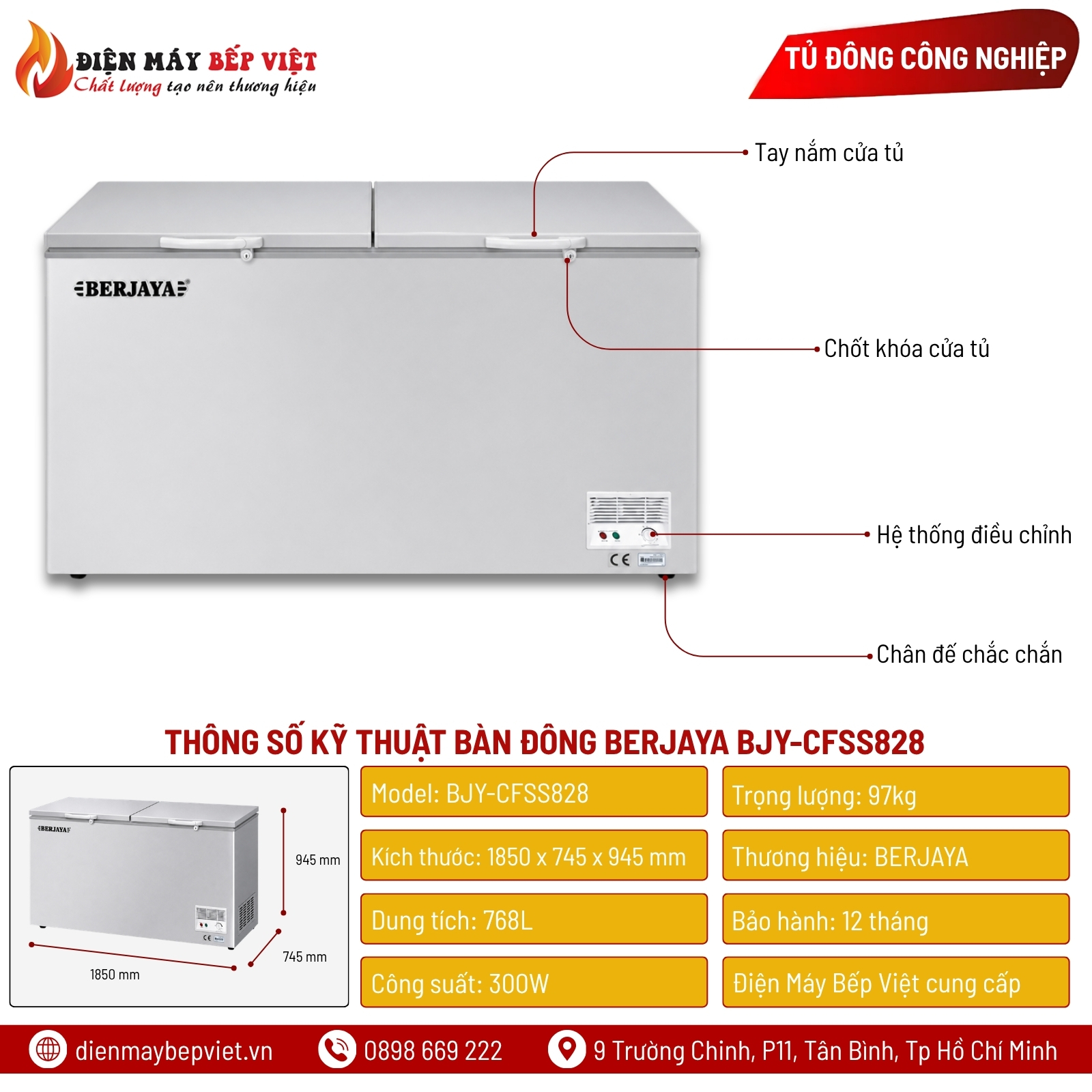 Bàn Đông Berjaya BJY-CFSS828