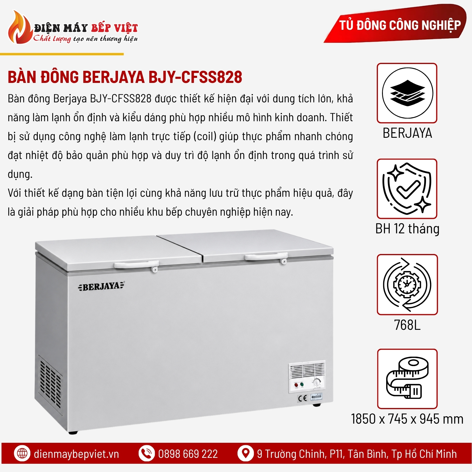 Bàn Đông Berjaya BJY-CFSS828