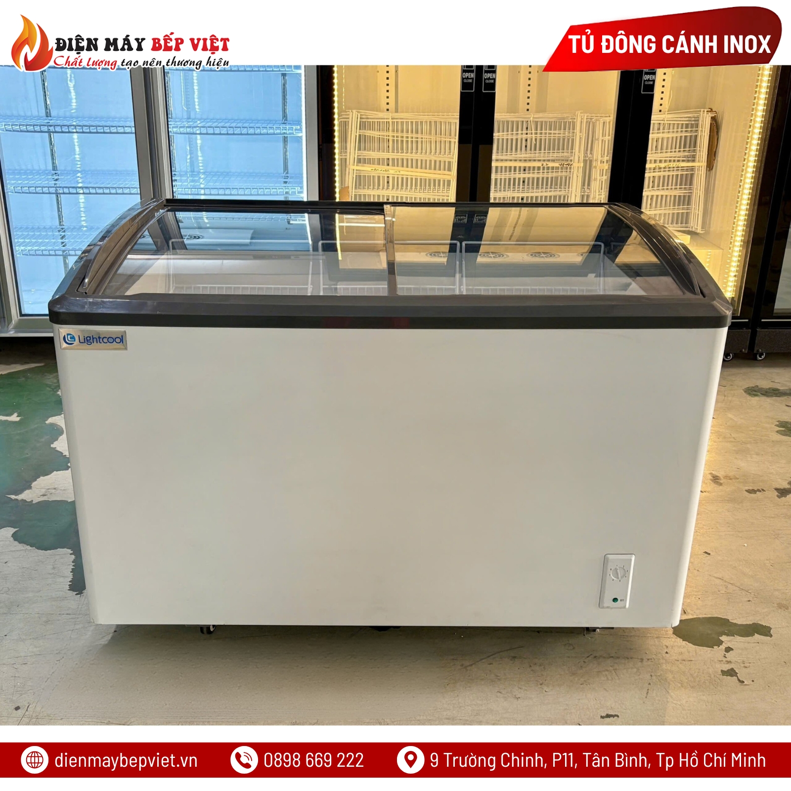 Bàn Đông Cửa Lùa Lightcool SD-418Y/418L