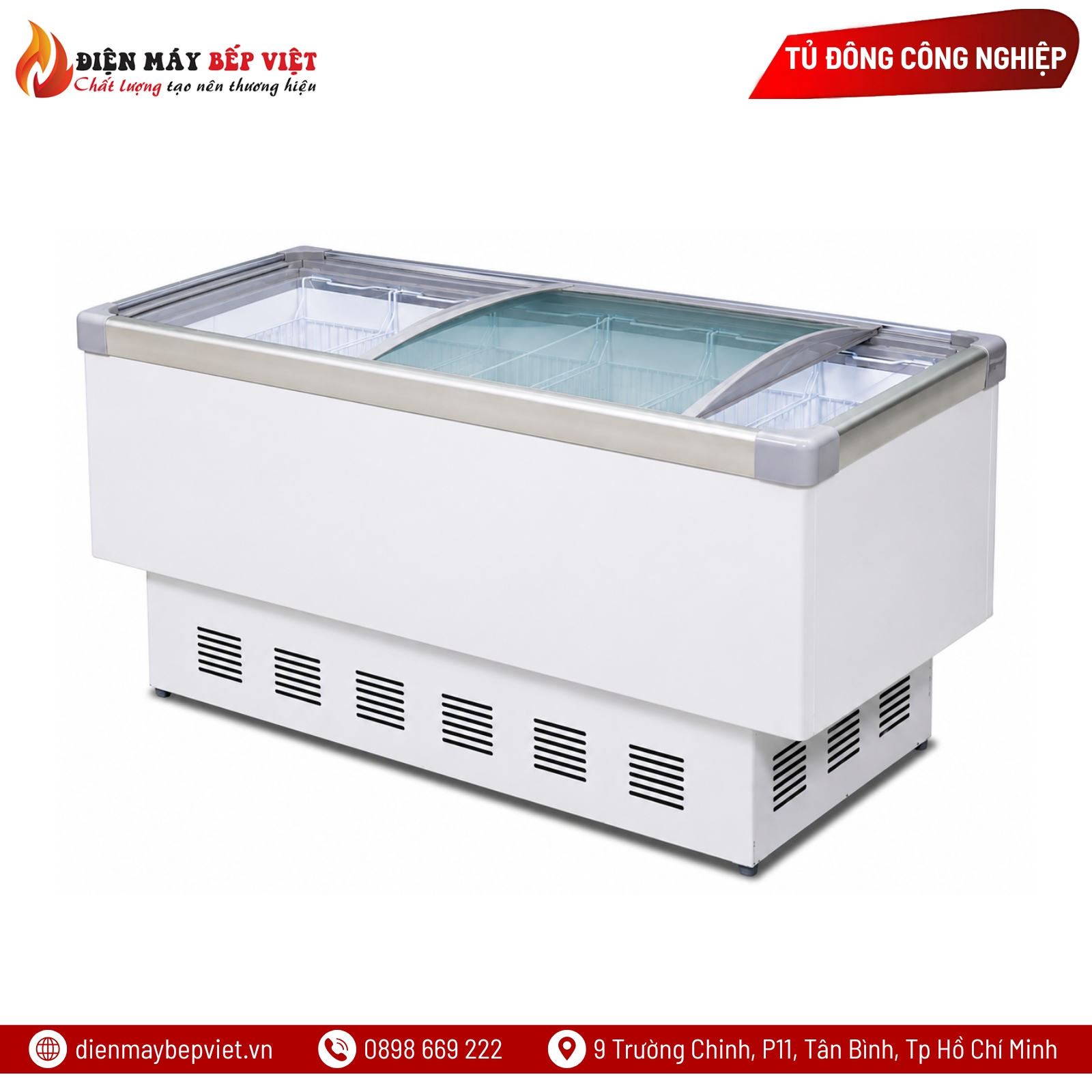Bàn Đông Cửa Lùa Lightcool SD-798/598L