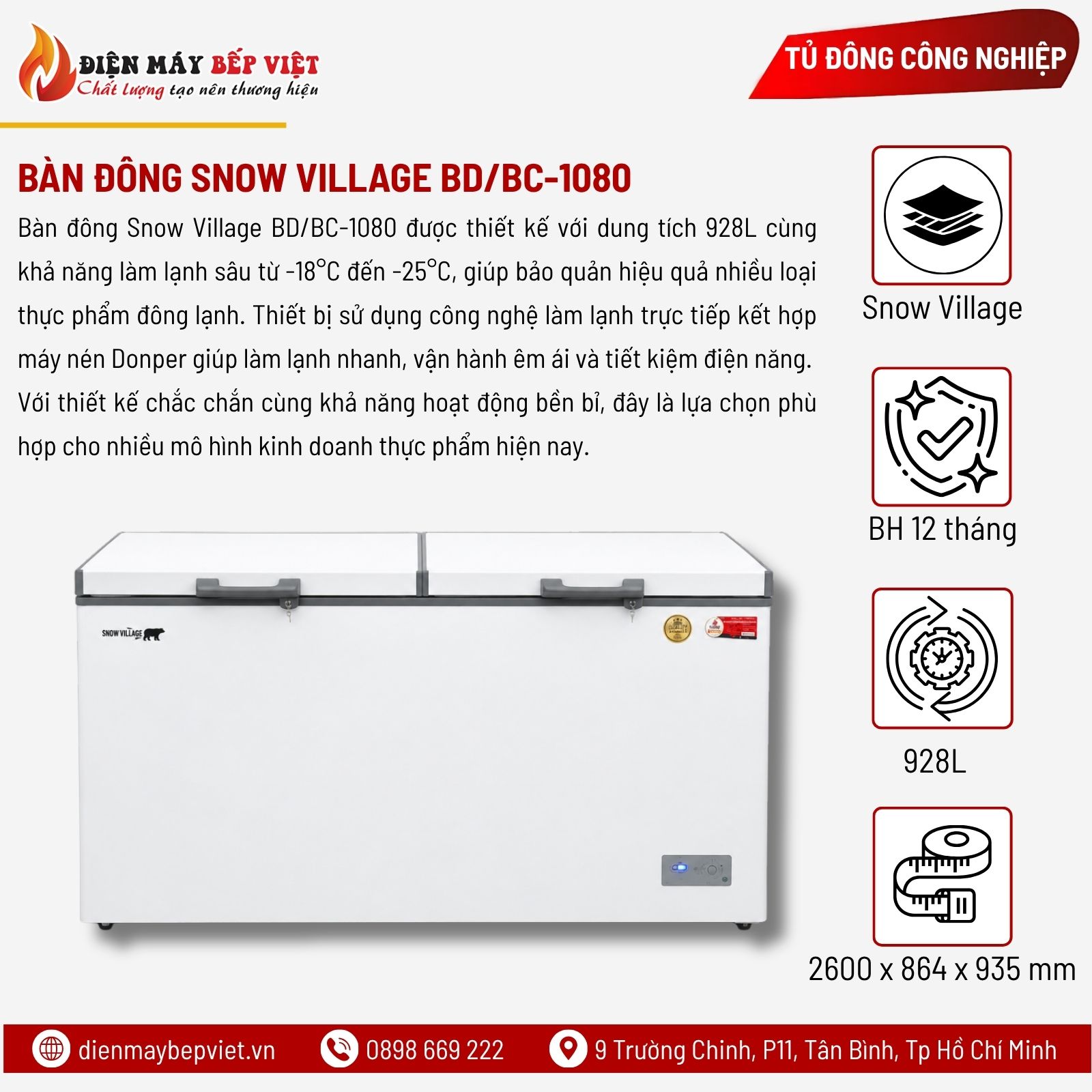 Bàn Đông Snow Village BD/BC-1080