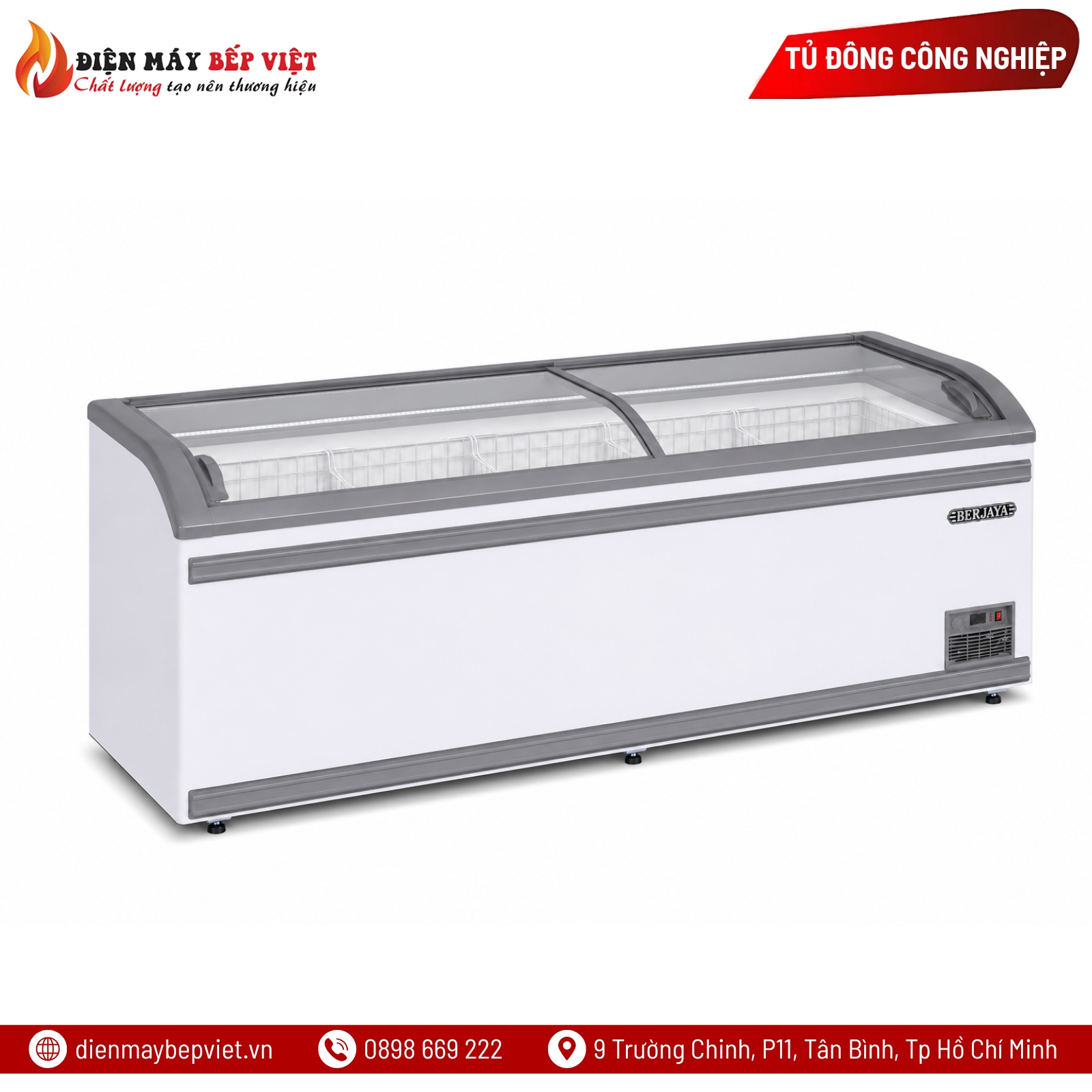 Bàn Đông Trưng Bày Kính Lùa Berjaya BJY-IFGD-850L