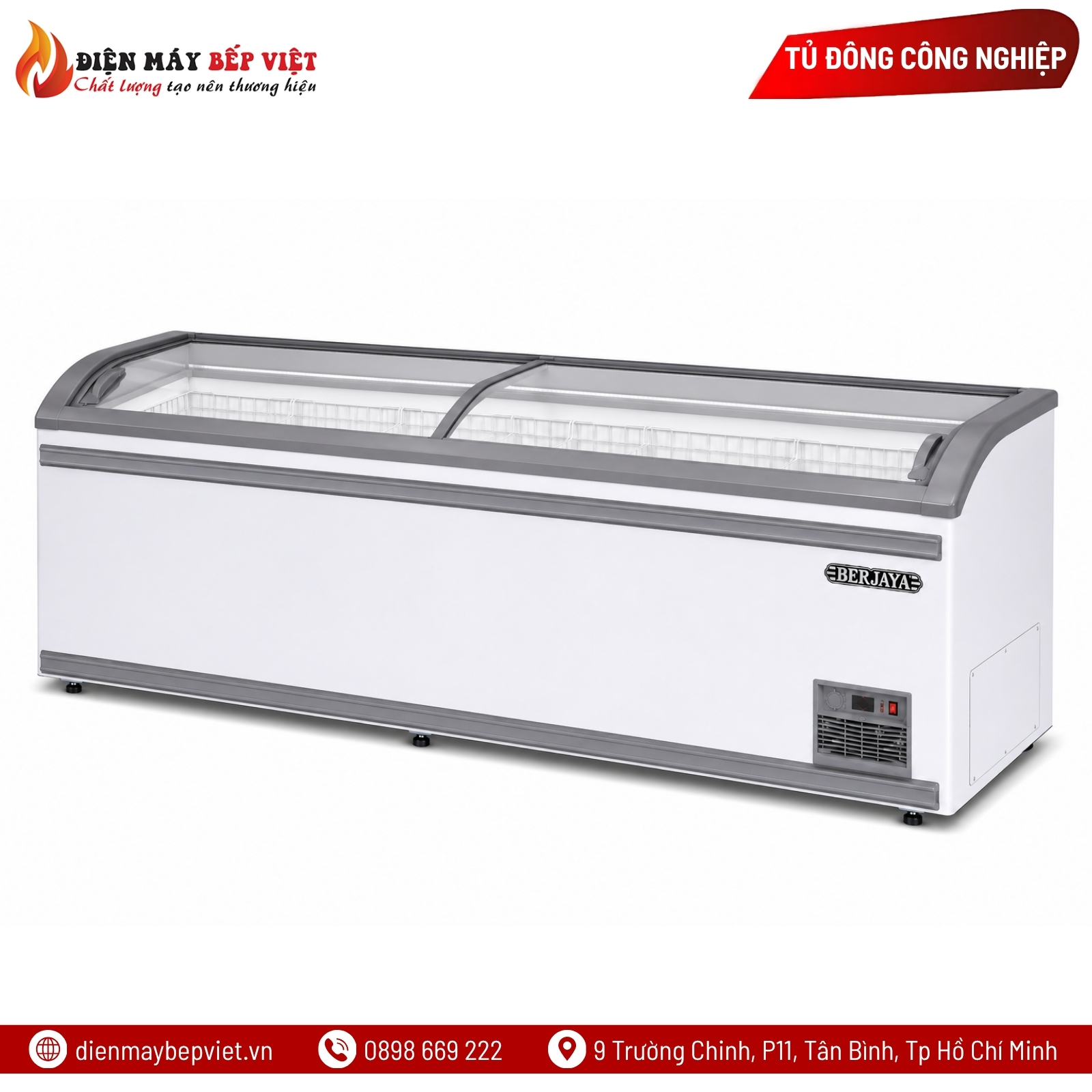 Bàn Đông Trưng Bày Kính Lùa Berjaya BJY-IFGD-850L
