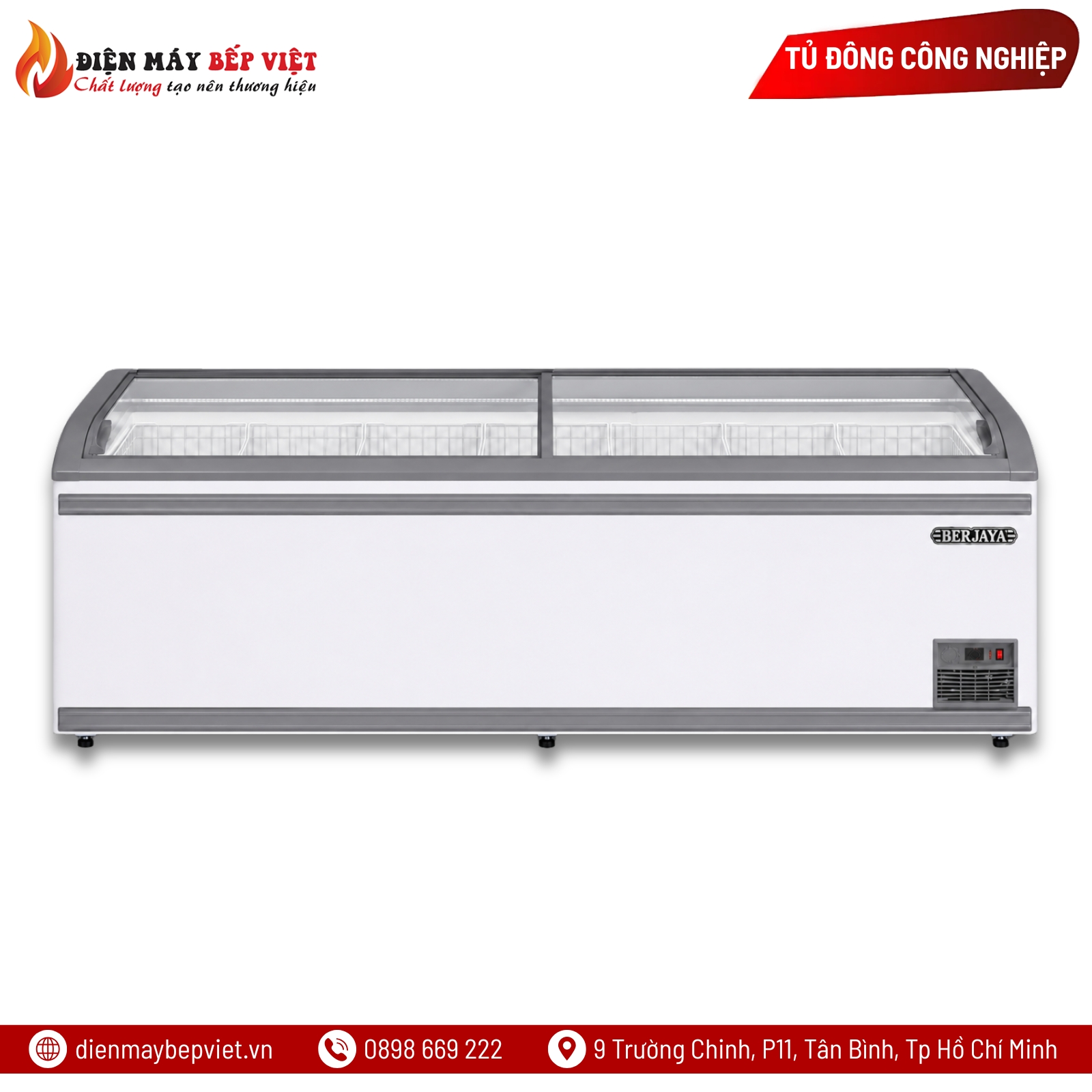 Bàn Đông Trưng Bày Kính Lùa Berjaya BJY-IFGD-850L