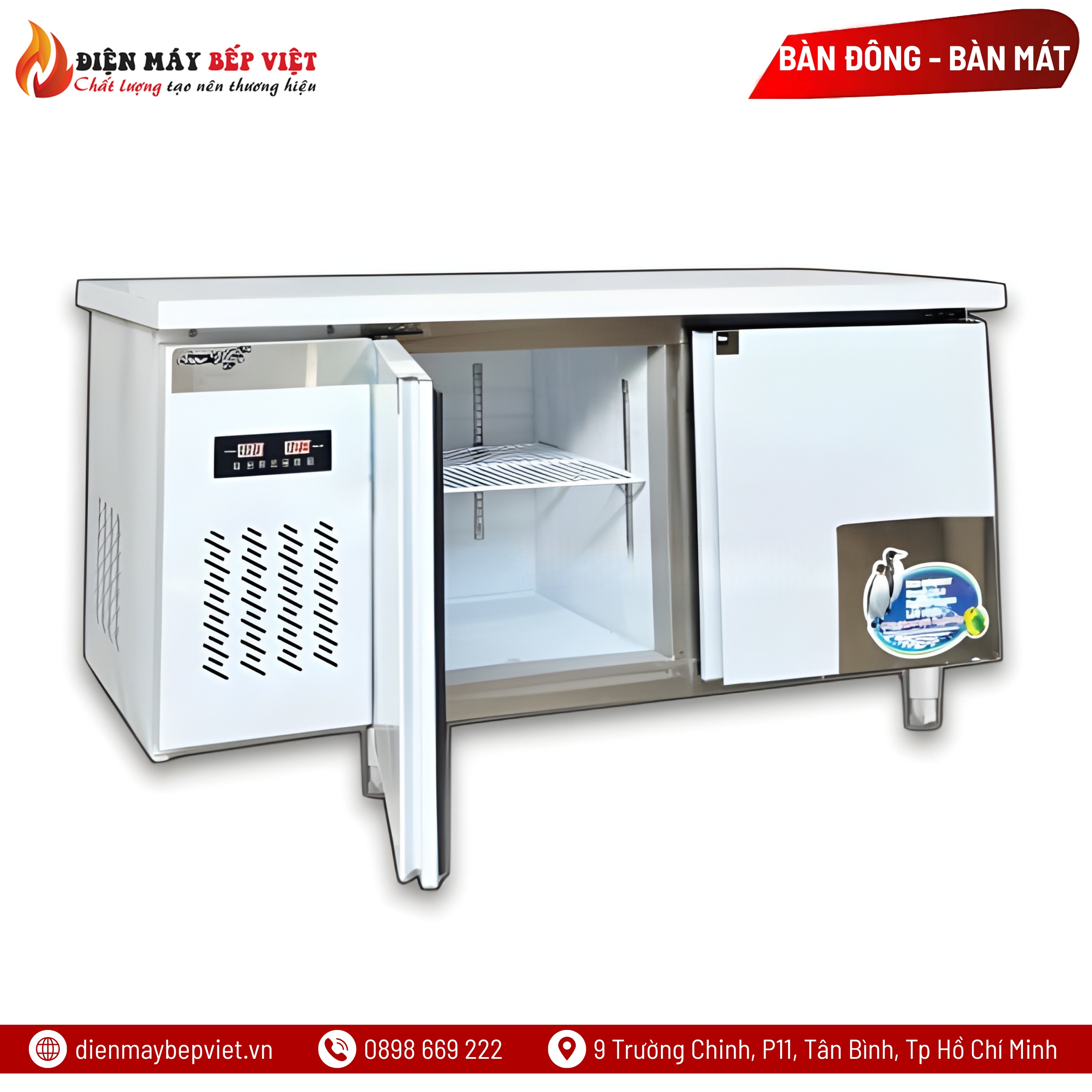Bàn Làm Lạnh Nửa Đông - Nửa Mát 1M5 PLS.35L2S