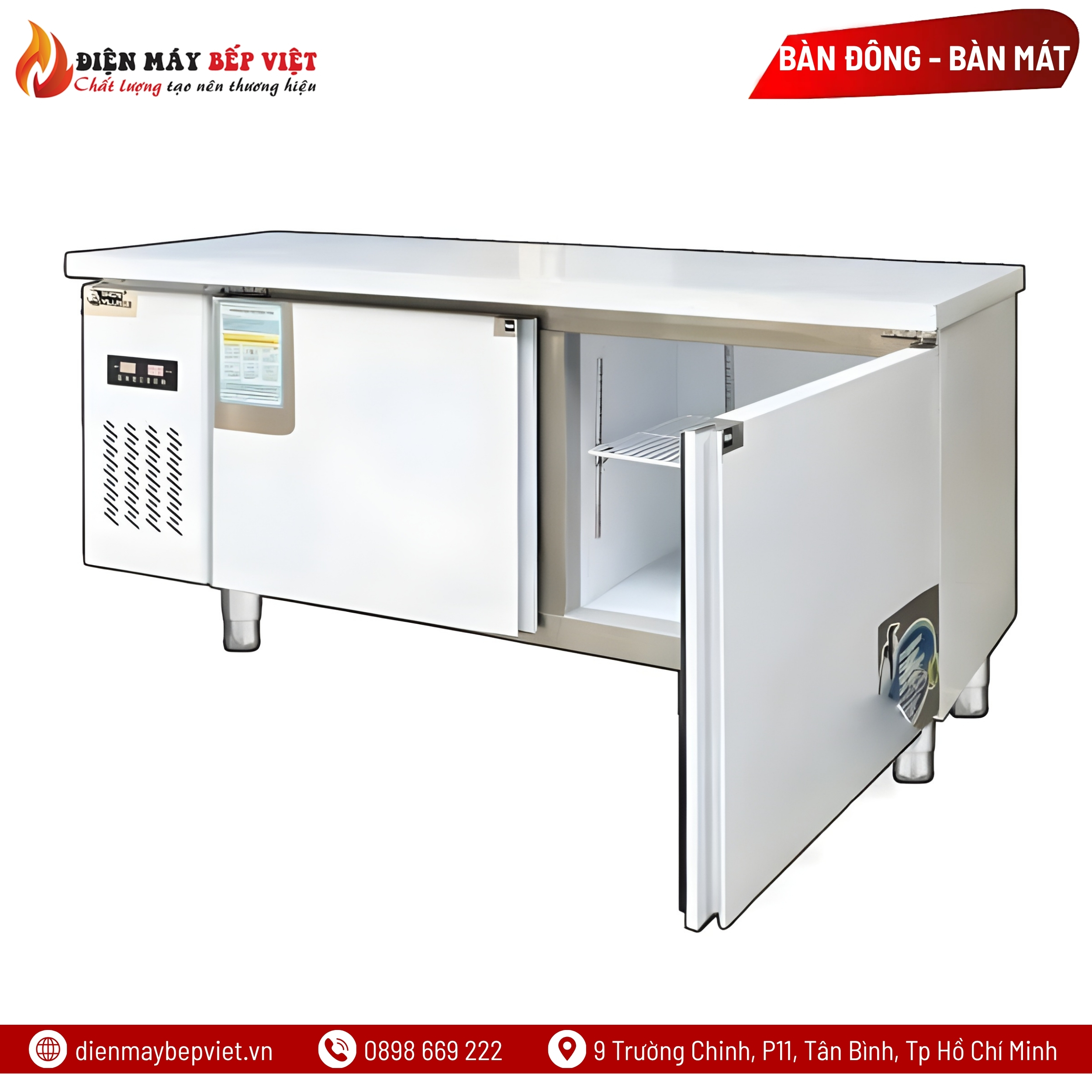 Bàn Làm Lạnh Nửa Đông - Nửa Mát 1M8 PLS.45L2S