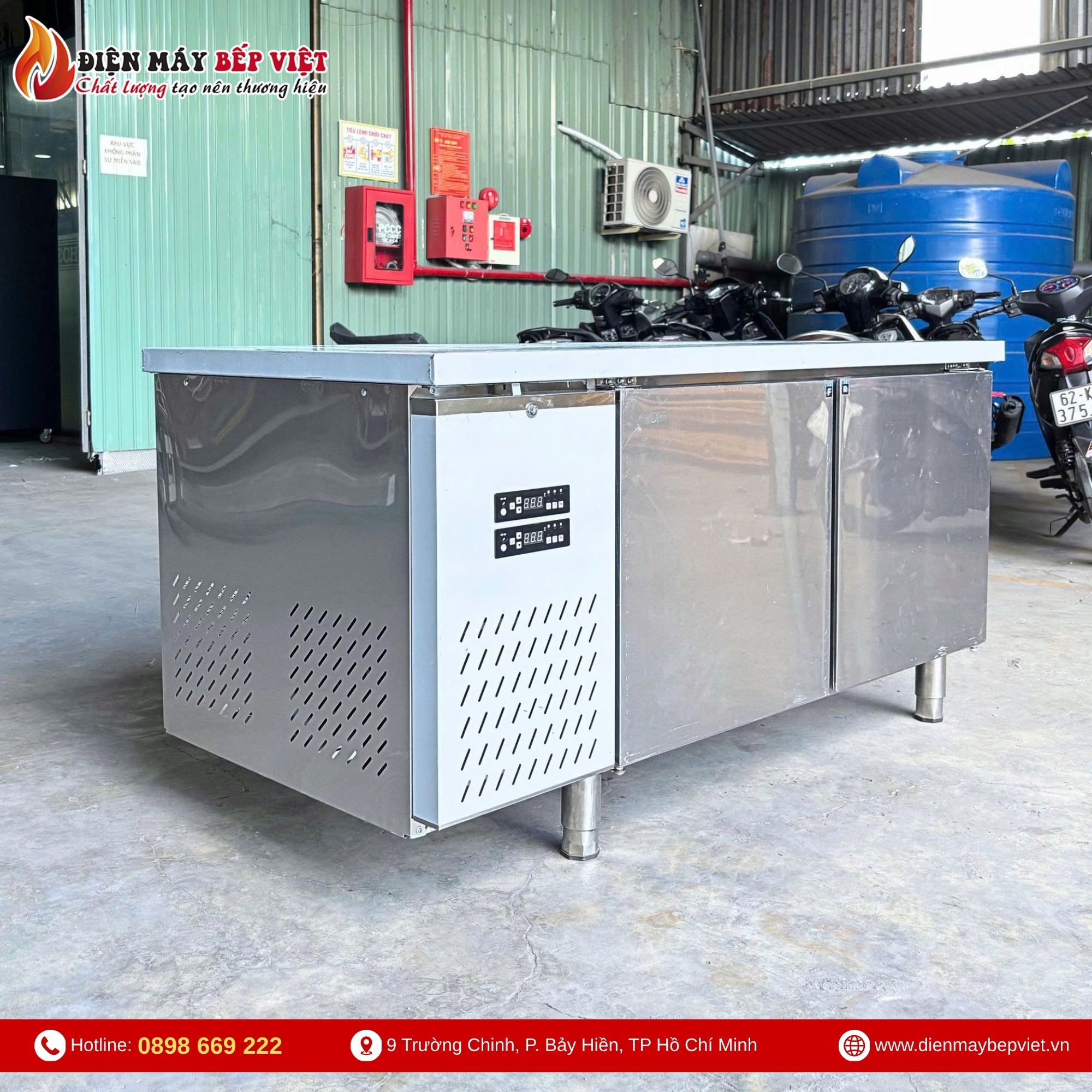 Bàn Nửa Đông Nửa Mát Inox A-ECO BL-1500