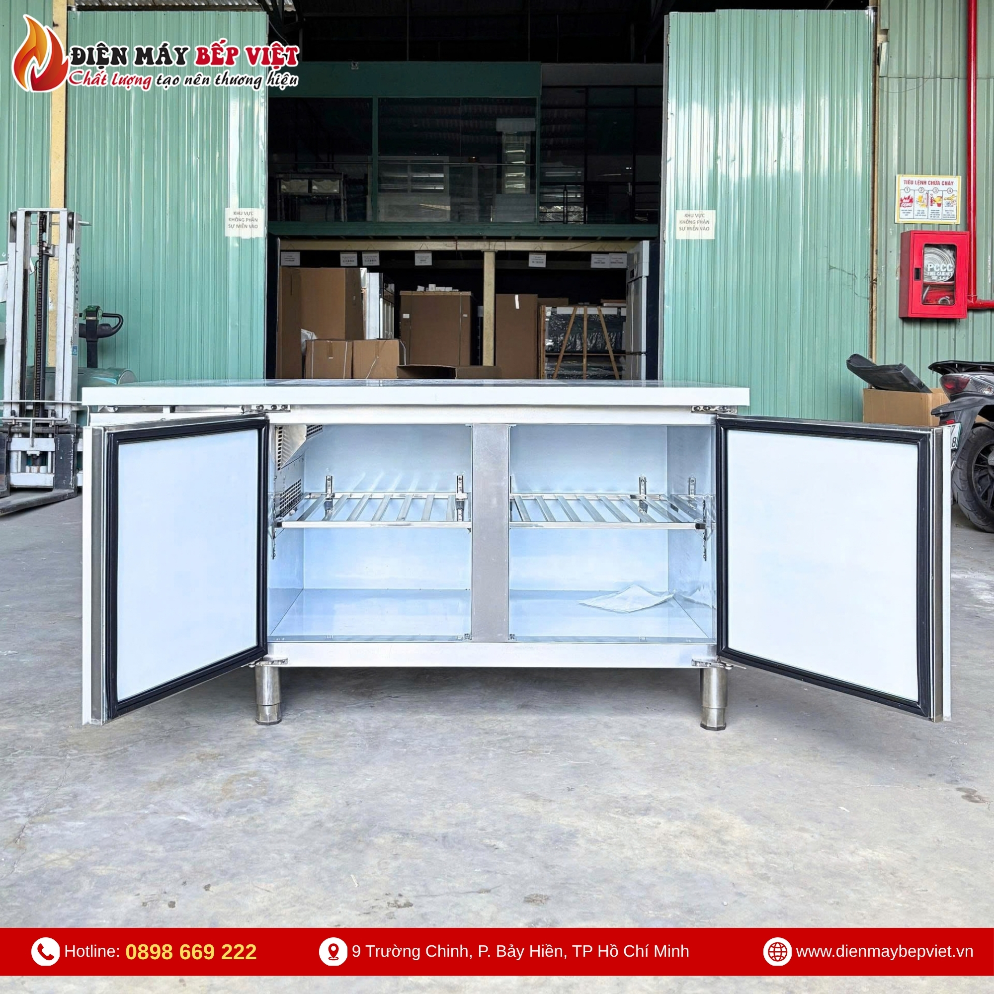 Bàn Nửa Đông Nửa Mát Inox A-ECO BL-1500