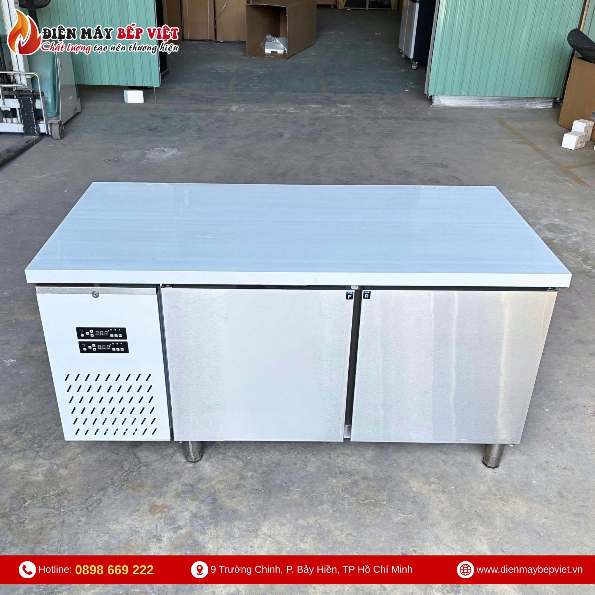 Bàn Nửa Đông Nửa Mát Inox A-ECO BL-1500