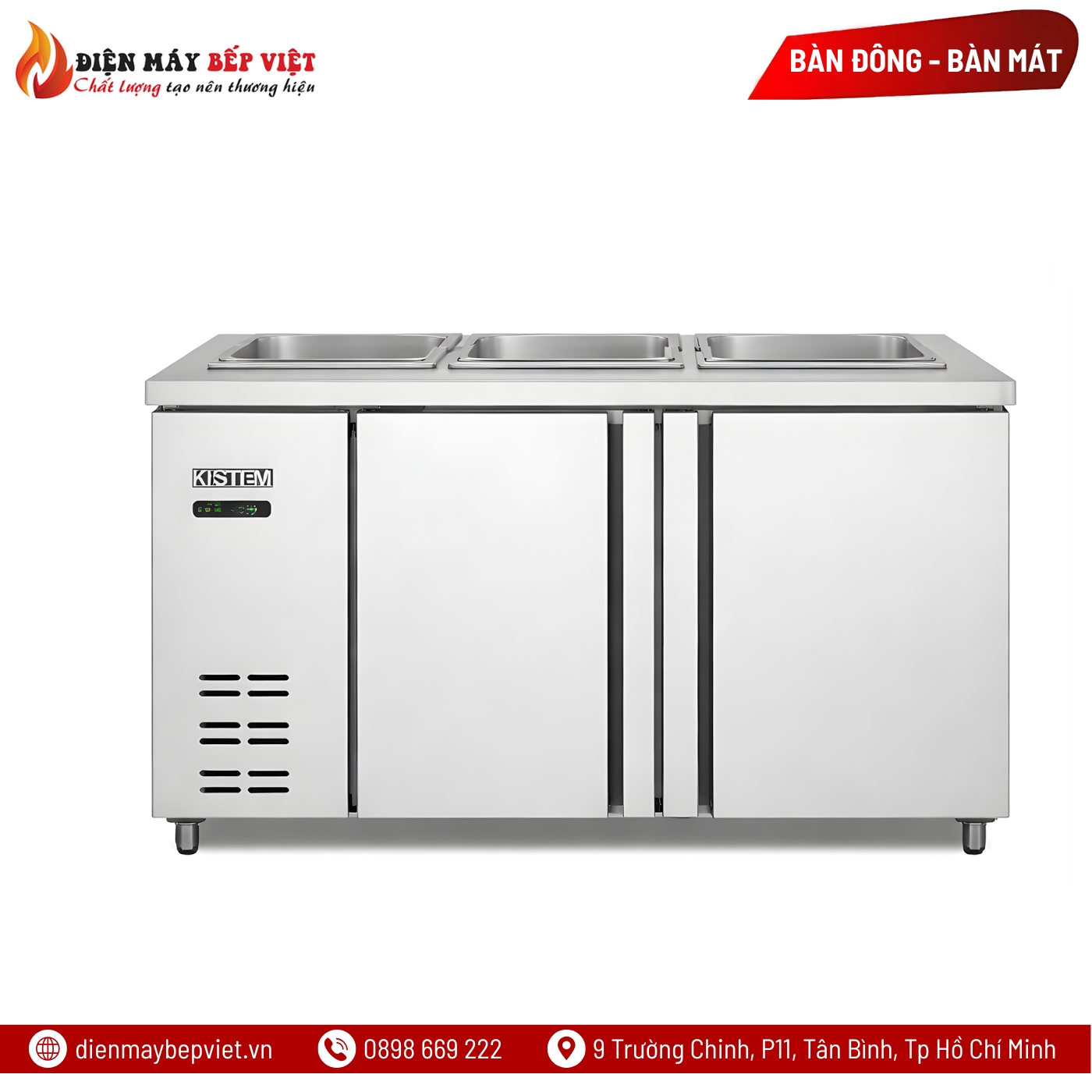 Bàn Salad Coil Kistem 1200mm KIS-XDB12R