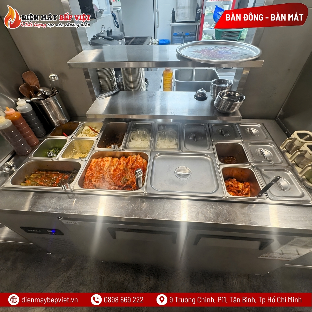 Bàn Salad Coil Kistem 1500mm KIS-XDB15R