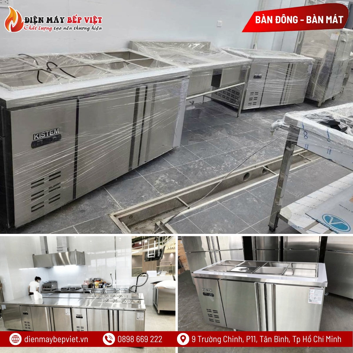 Bàn Salad Coil Kistem 1500mm KIS-XDB15R