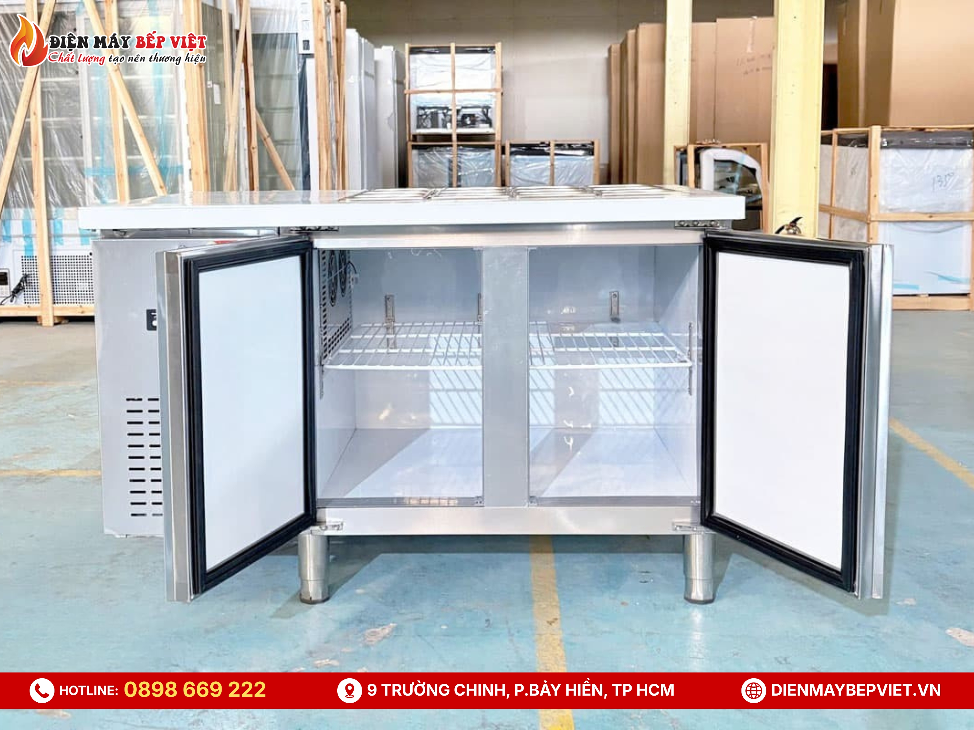 Bàn Salad Quạt Lạnh 1m2 Lightcool BL-1200/SL12