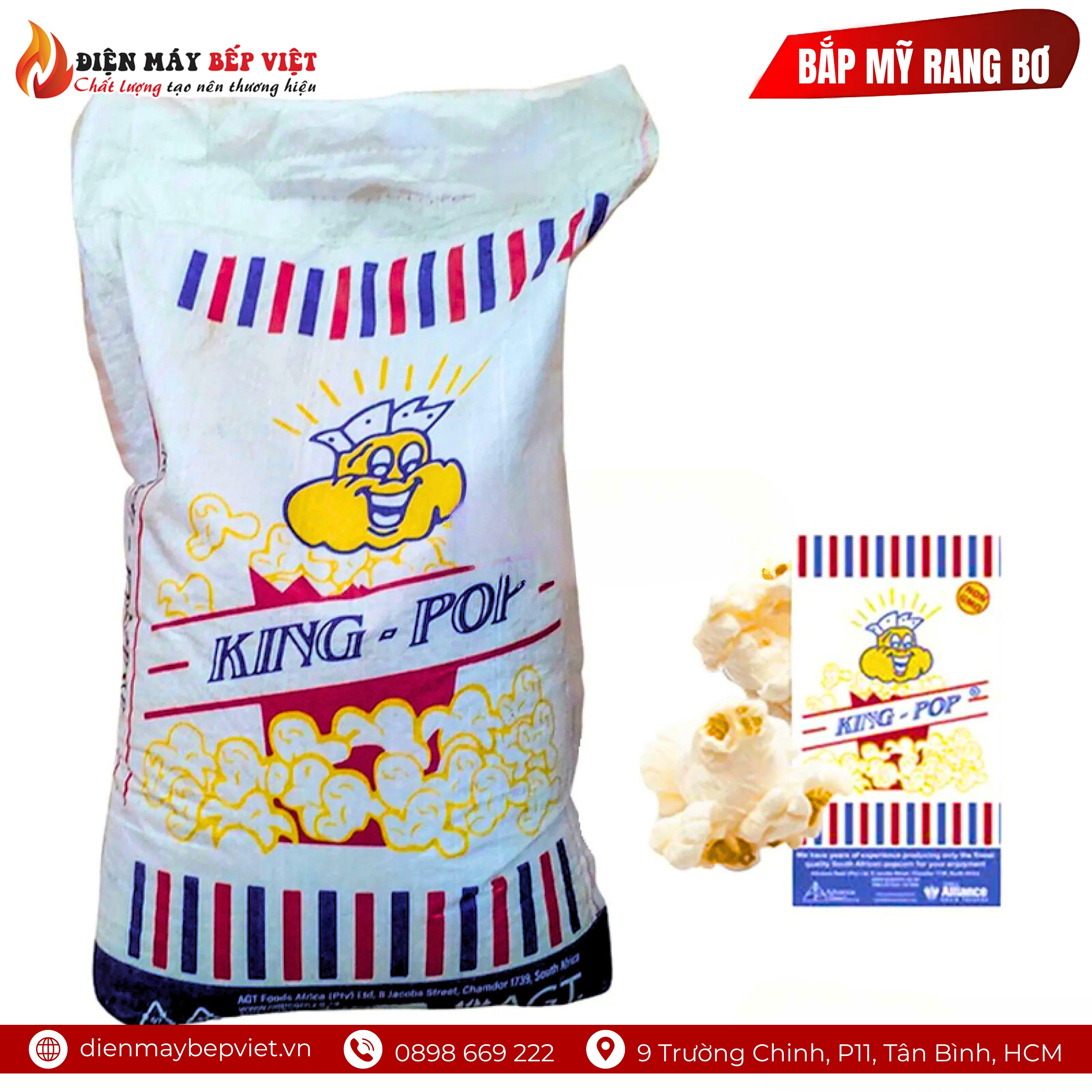 Bắp Mỹ Rang Bơ Bao Lớn 22Kg