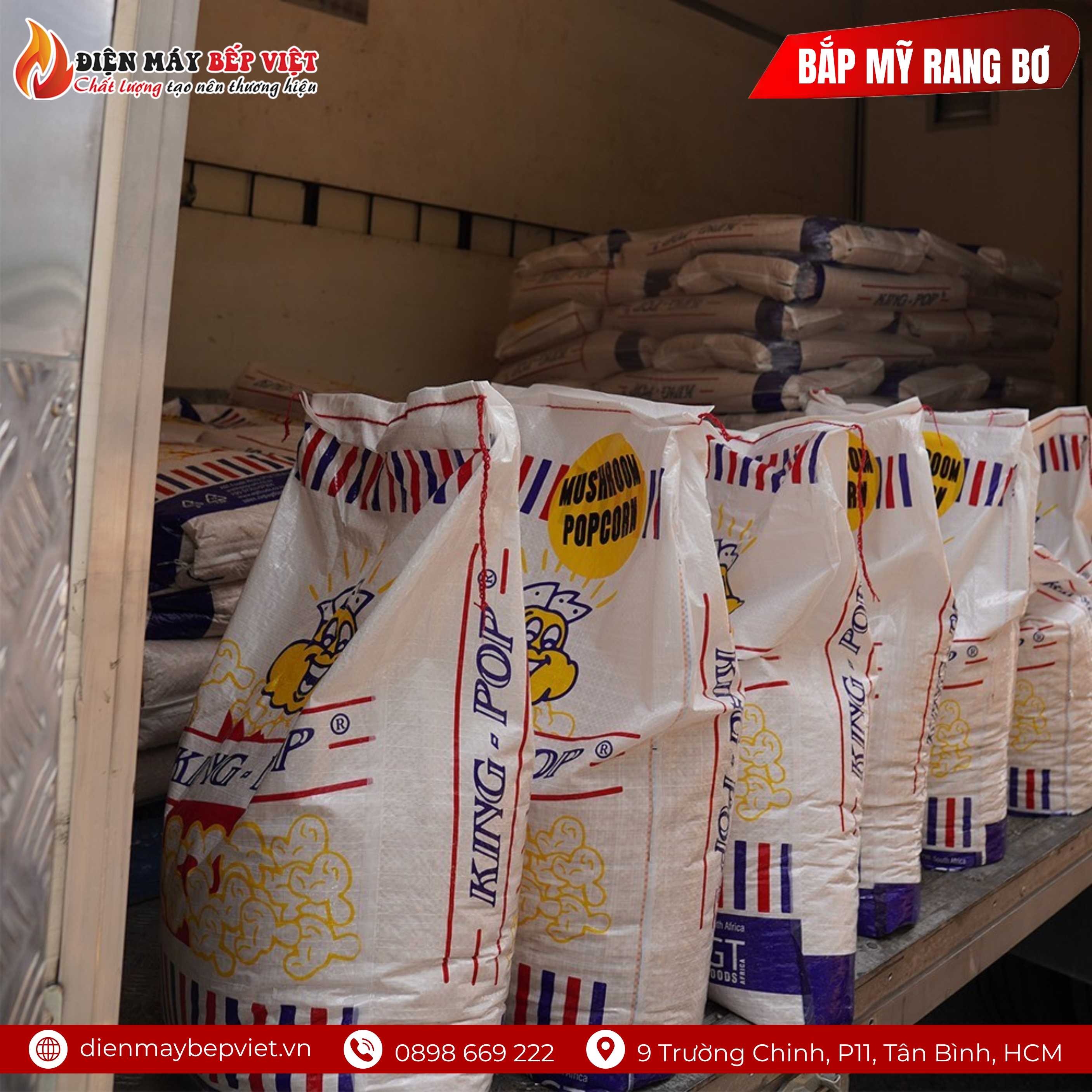 Bắp Mỹ Rang Bơ Bao Lớn 22Kg