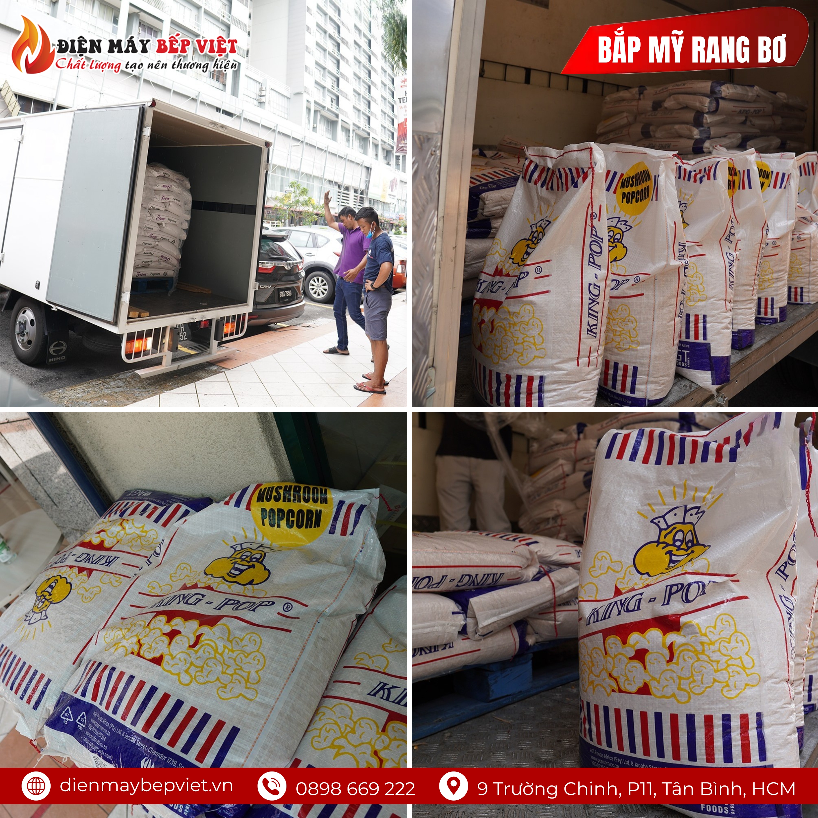 Bắp Mỹ Rang Bơ Bao Lớn 22Kg