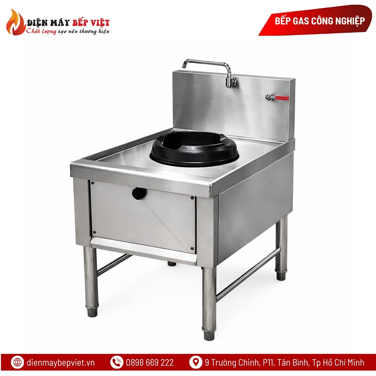 Bếp Á 1 Họng Bầu Gang