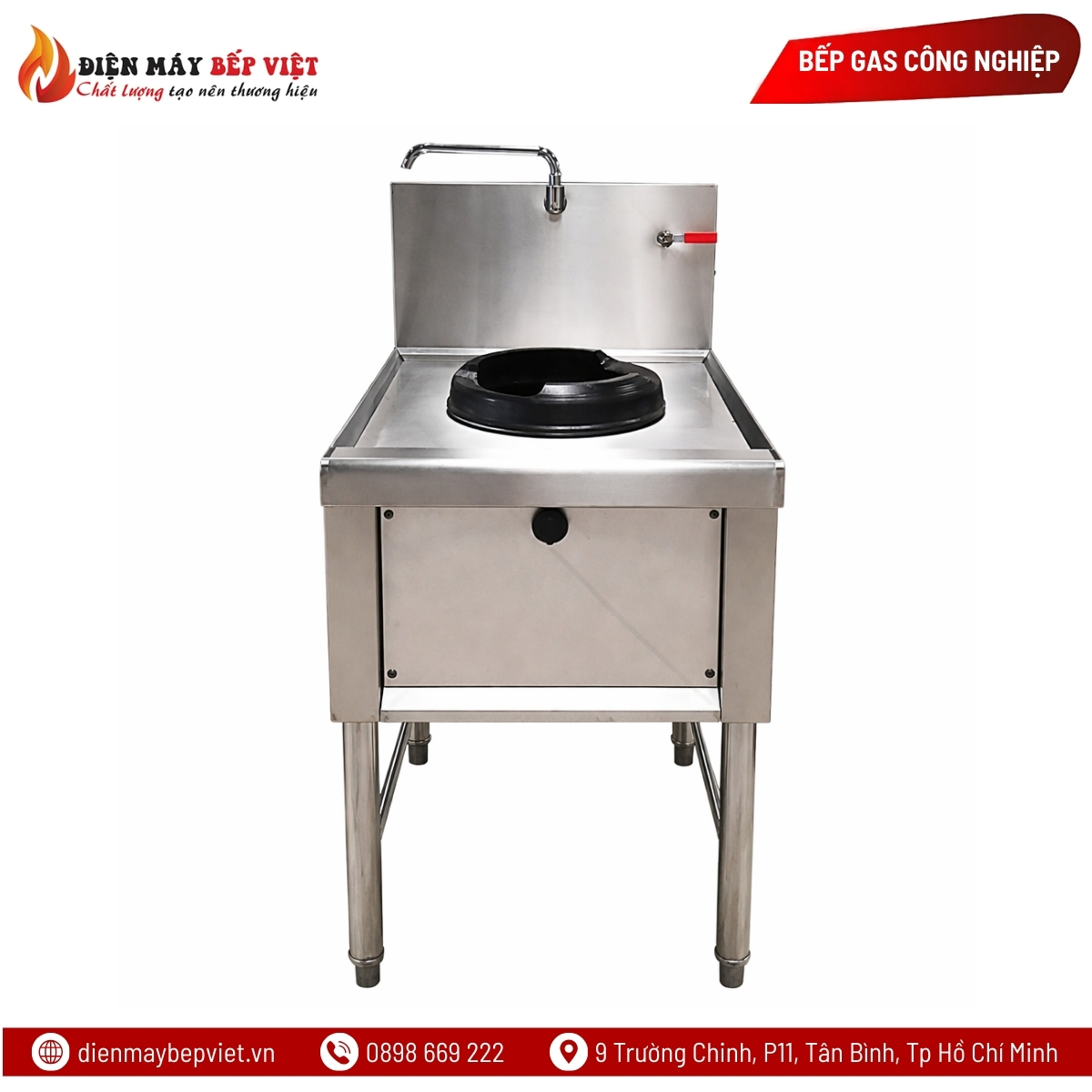 Bếp Á 1 Họng Bầu Gang