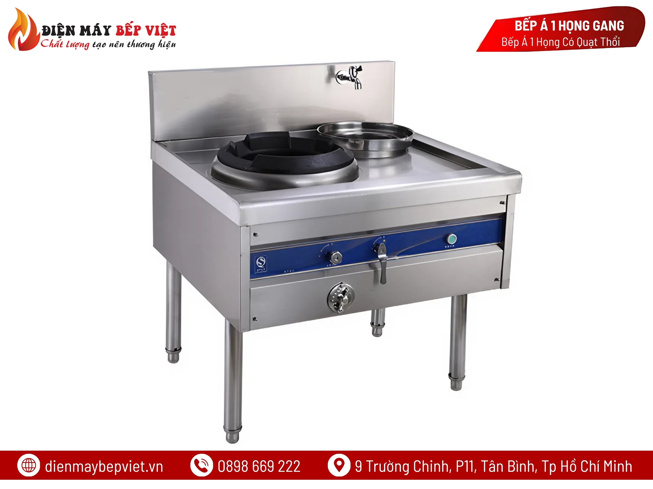 Bếp Á 1 Họng Có Quạt Thổi