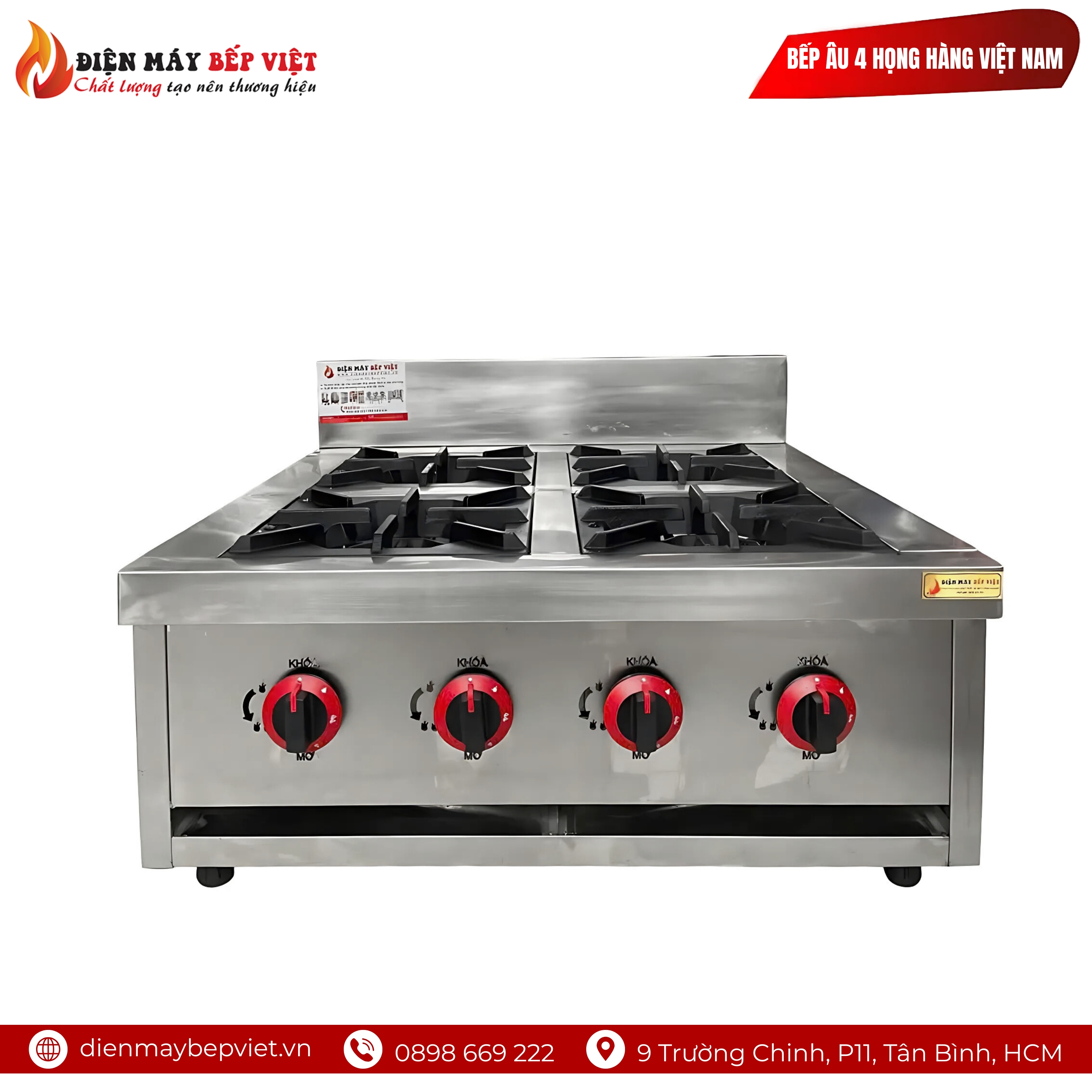 Bếp Âu 4 Họng Hàng Việt Nam