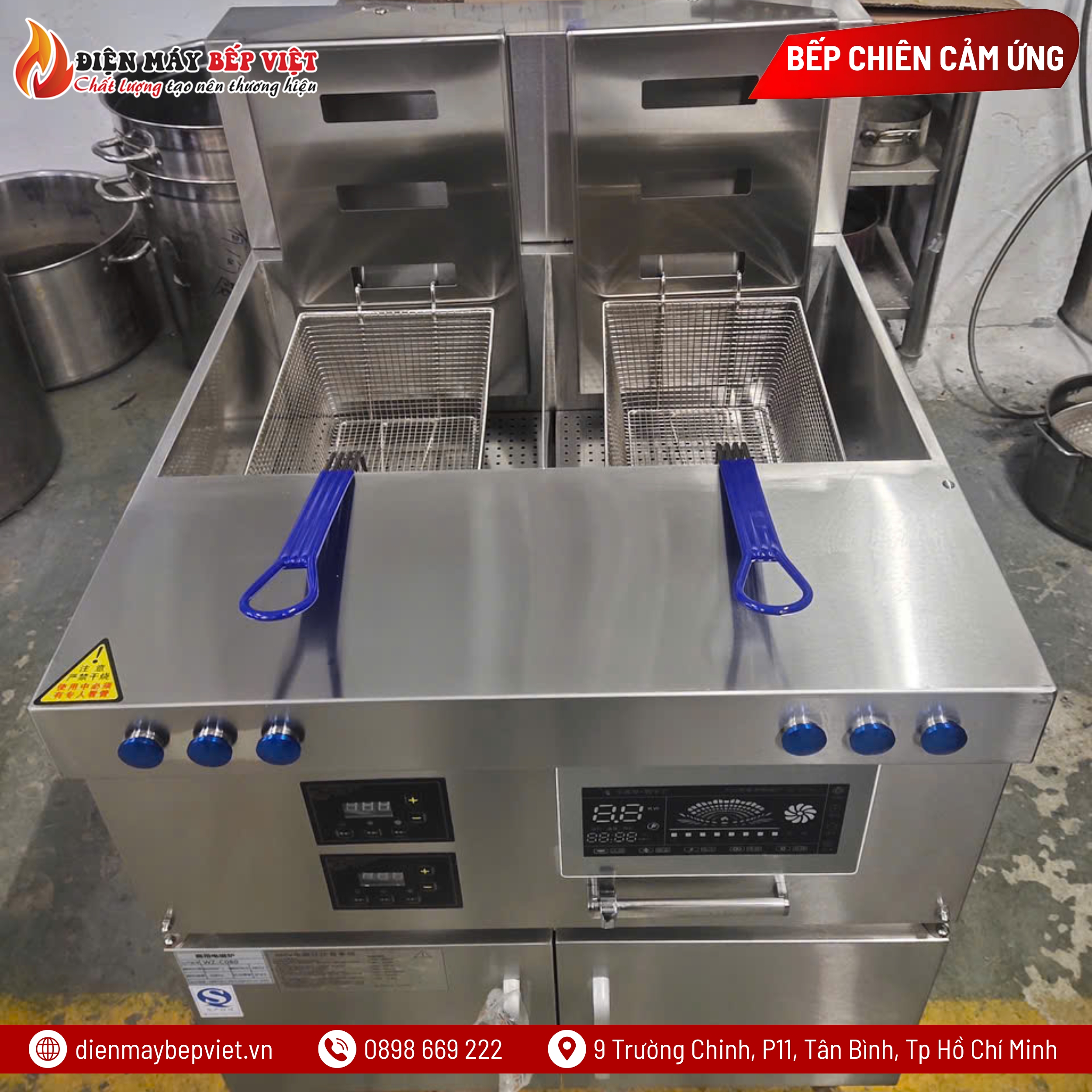 Bếp Chiên Cảm Ứng Một Ngăn 30 Lít BV-DFT30