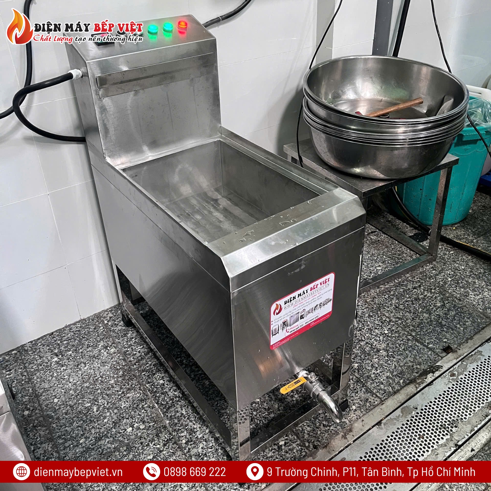 Bếp Chiên Công Nghiệp 50L