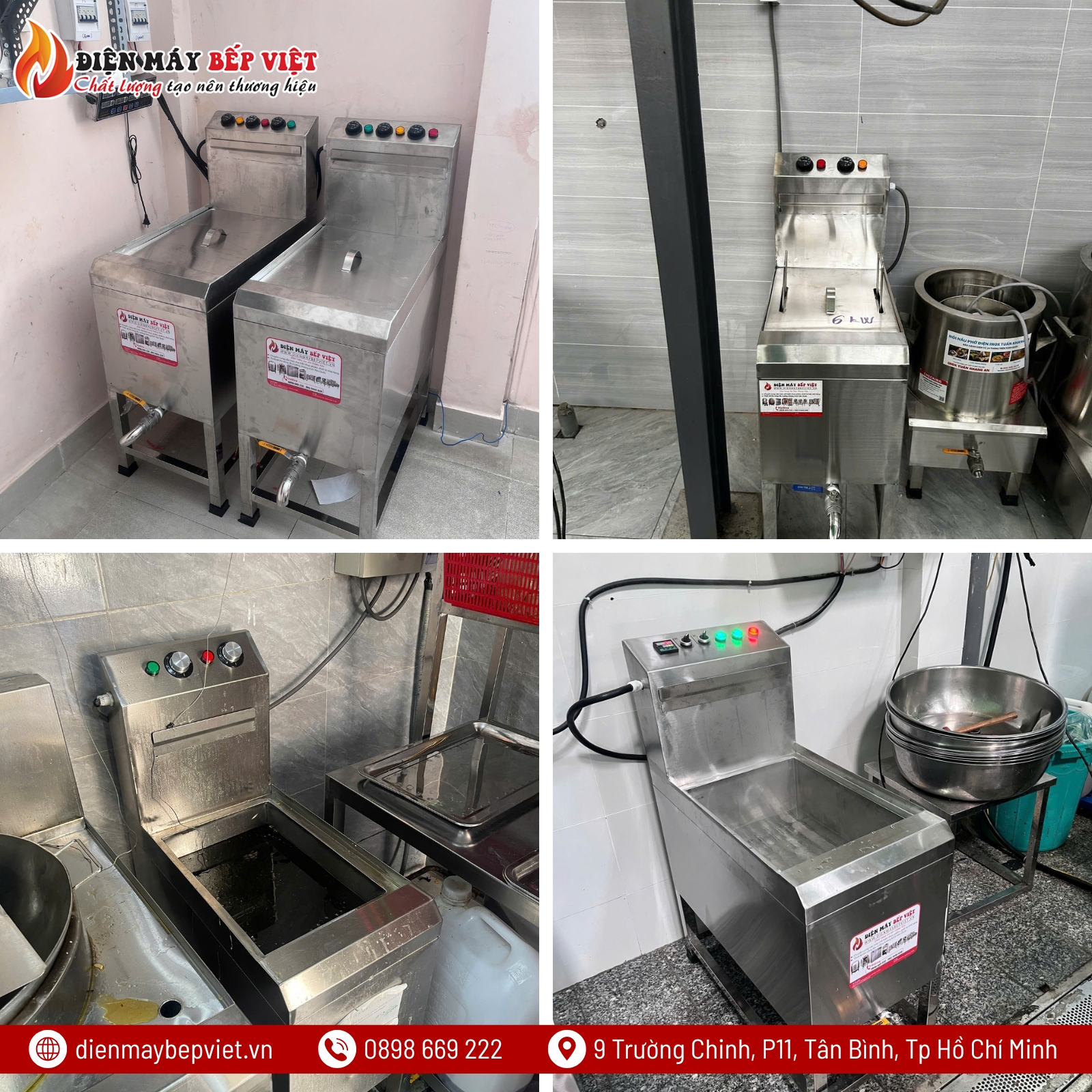 Bếp Chiên Công Nghiệp 50L
