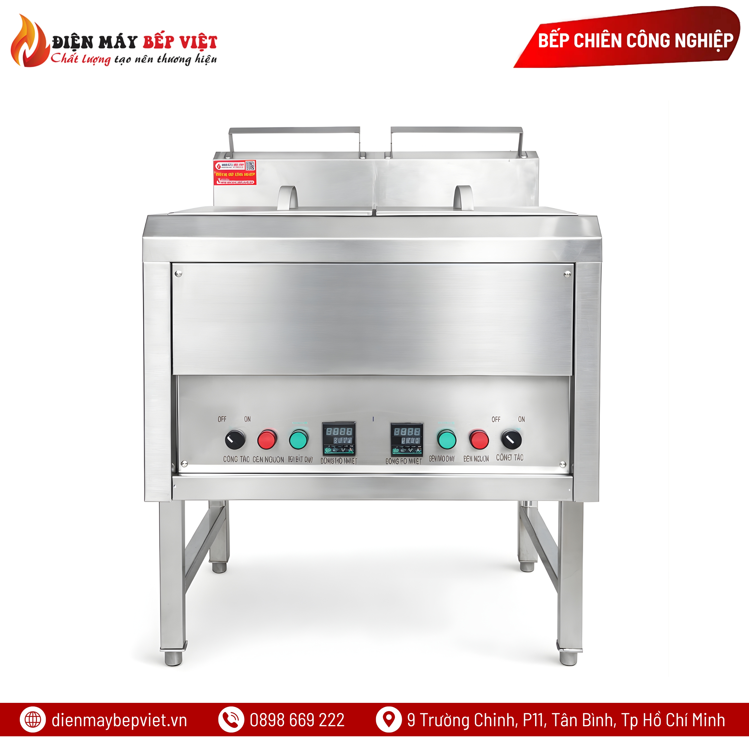 Bếp Chiên Đôi Công Nghiệp 15L