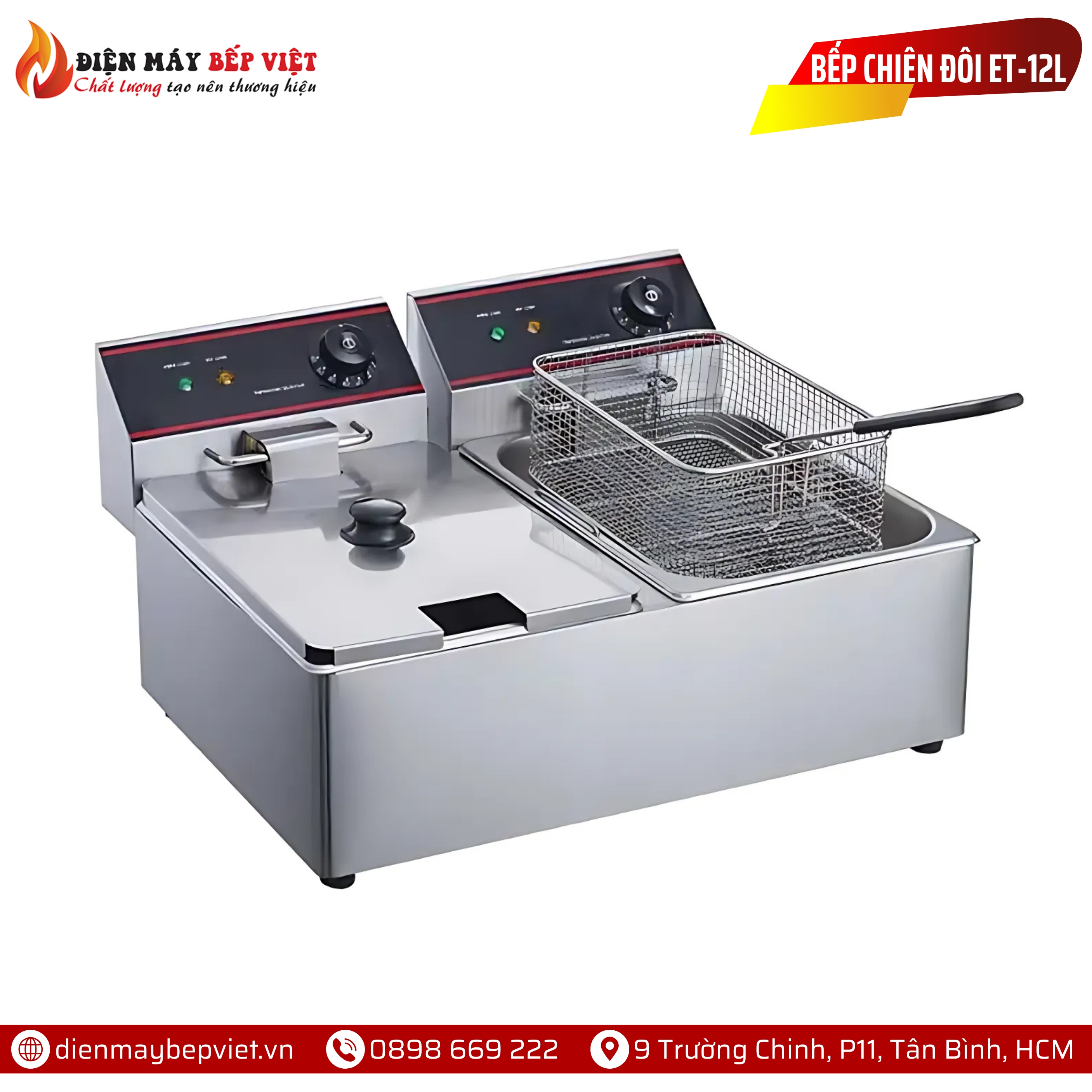 Bếp Chiên Đôi ET-12L