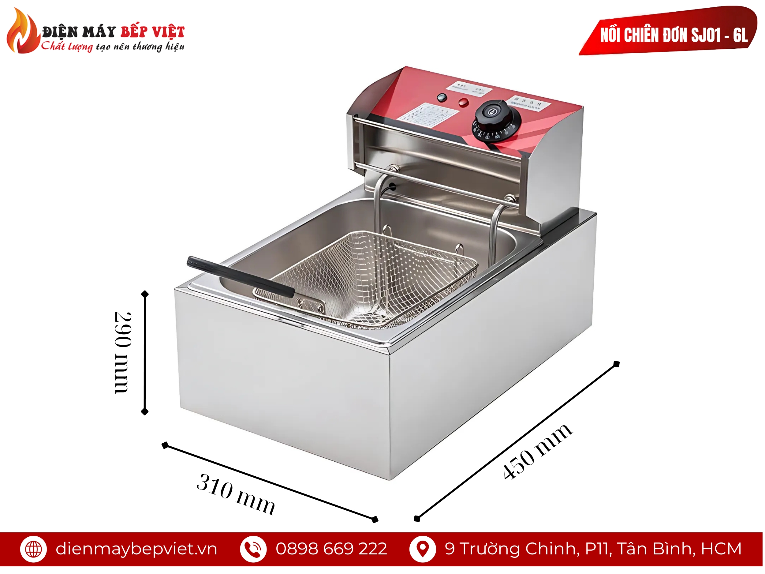 Bếp Chiên Đơn SJ01-6L