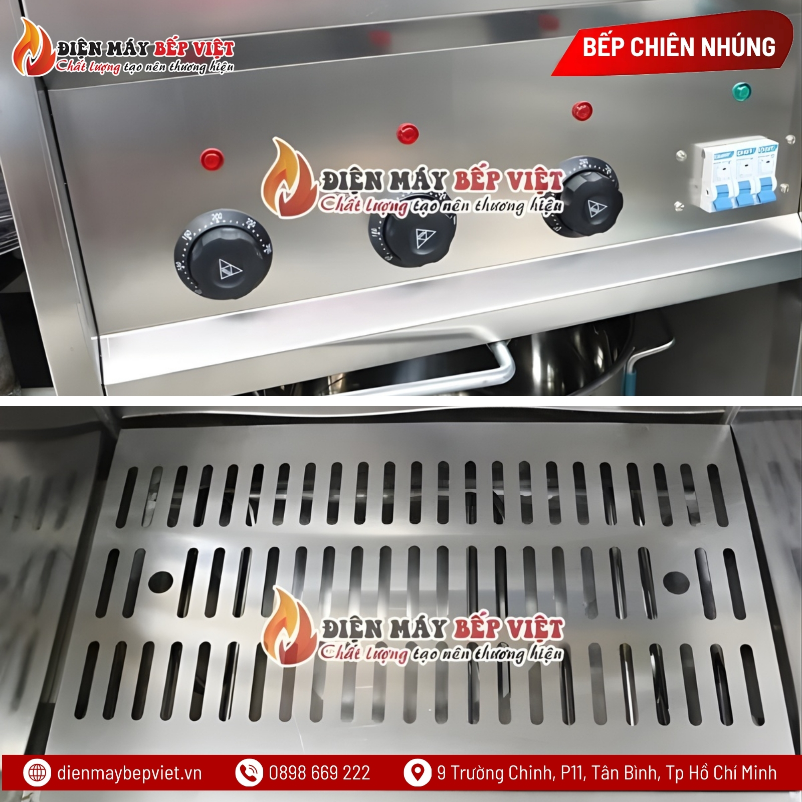 Bếp Chiên Electric Fryer 40L (Nhập Khẩu)