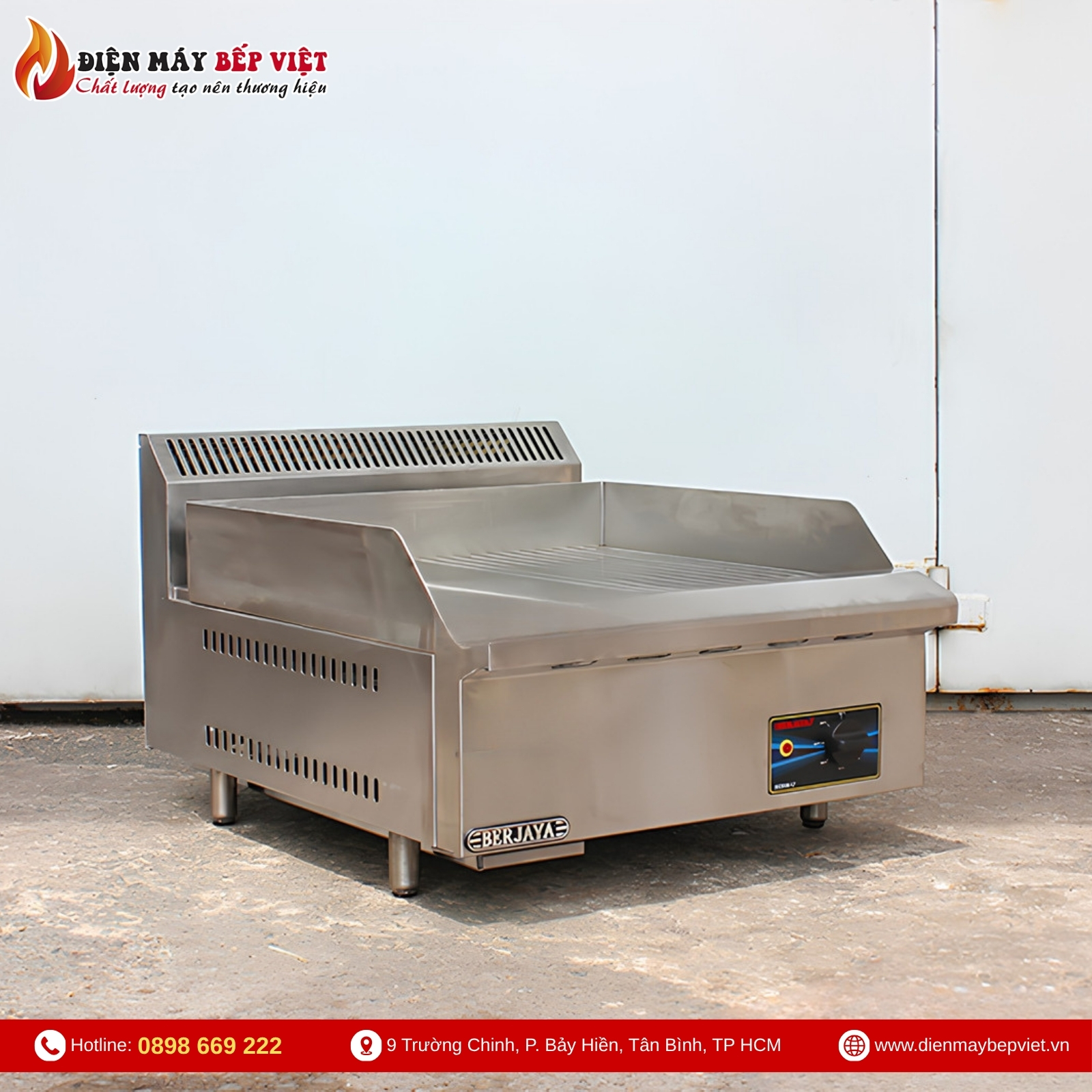 Bếp Chiên Nửa Phẳng Nửa Nhám Dùng Điện Berjaya EG3500HR-17