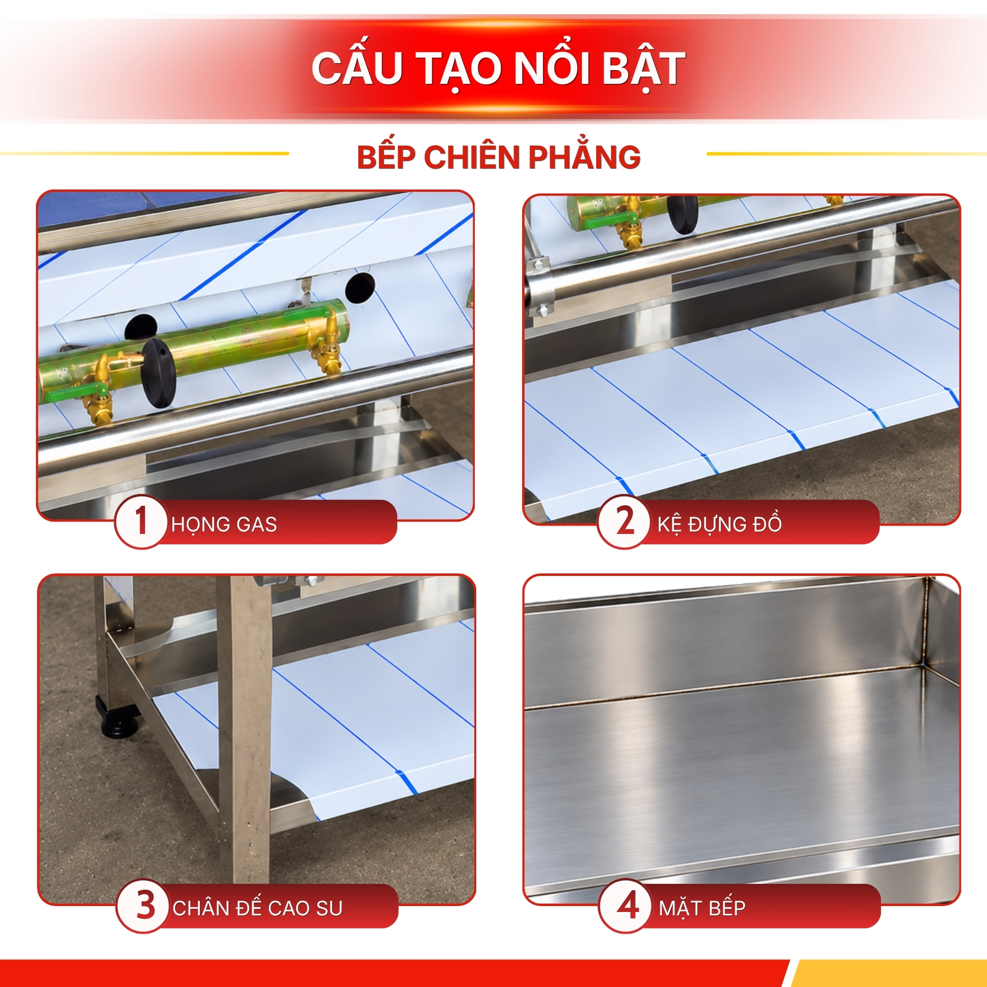 Bếp Chiên Phẳng BCP600