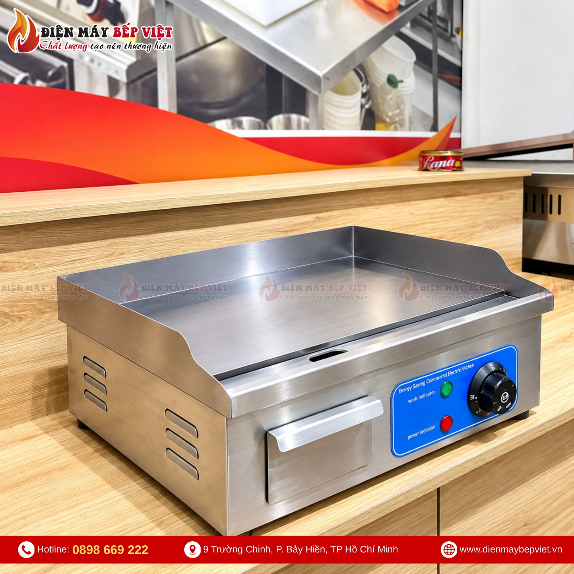 Bếp Chiên Phẳng Dùng Điện MH-818