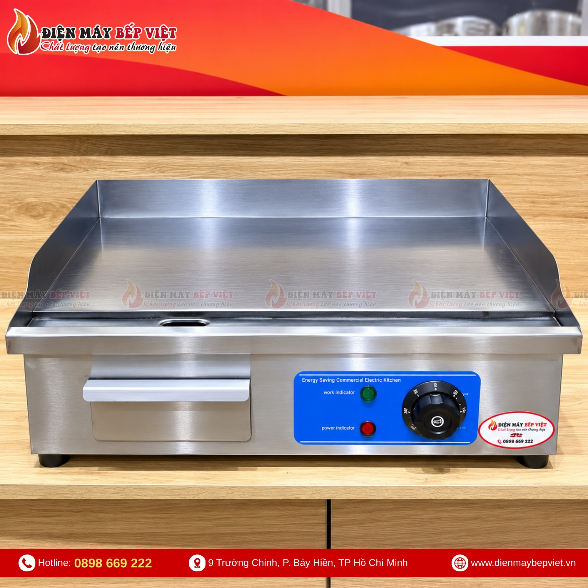 Bếp Chiên Phẳng Dùng Điện MH-818