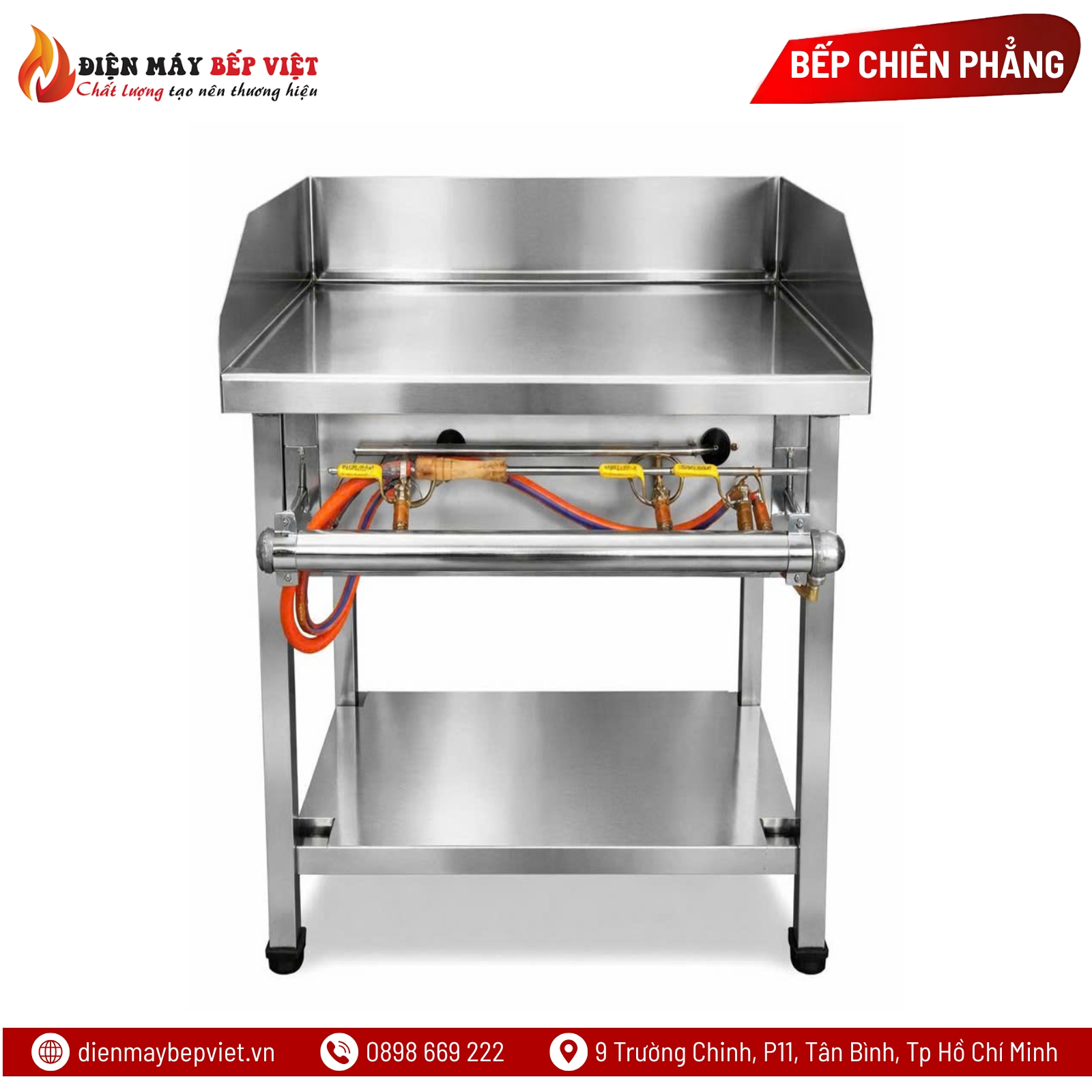 Bếp Chiên Phẳng Dùng Gas BV-TPS01