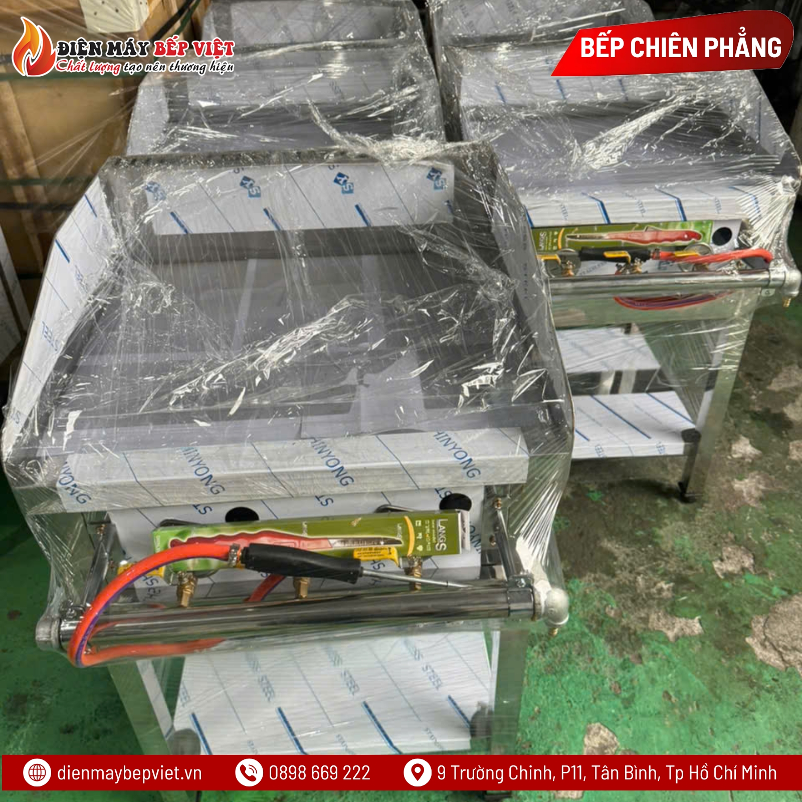 Bếp Chiên Phẳng Dùng Gas BV-TPS01