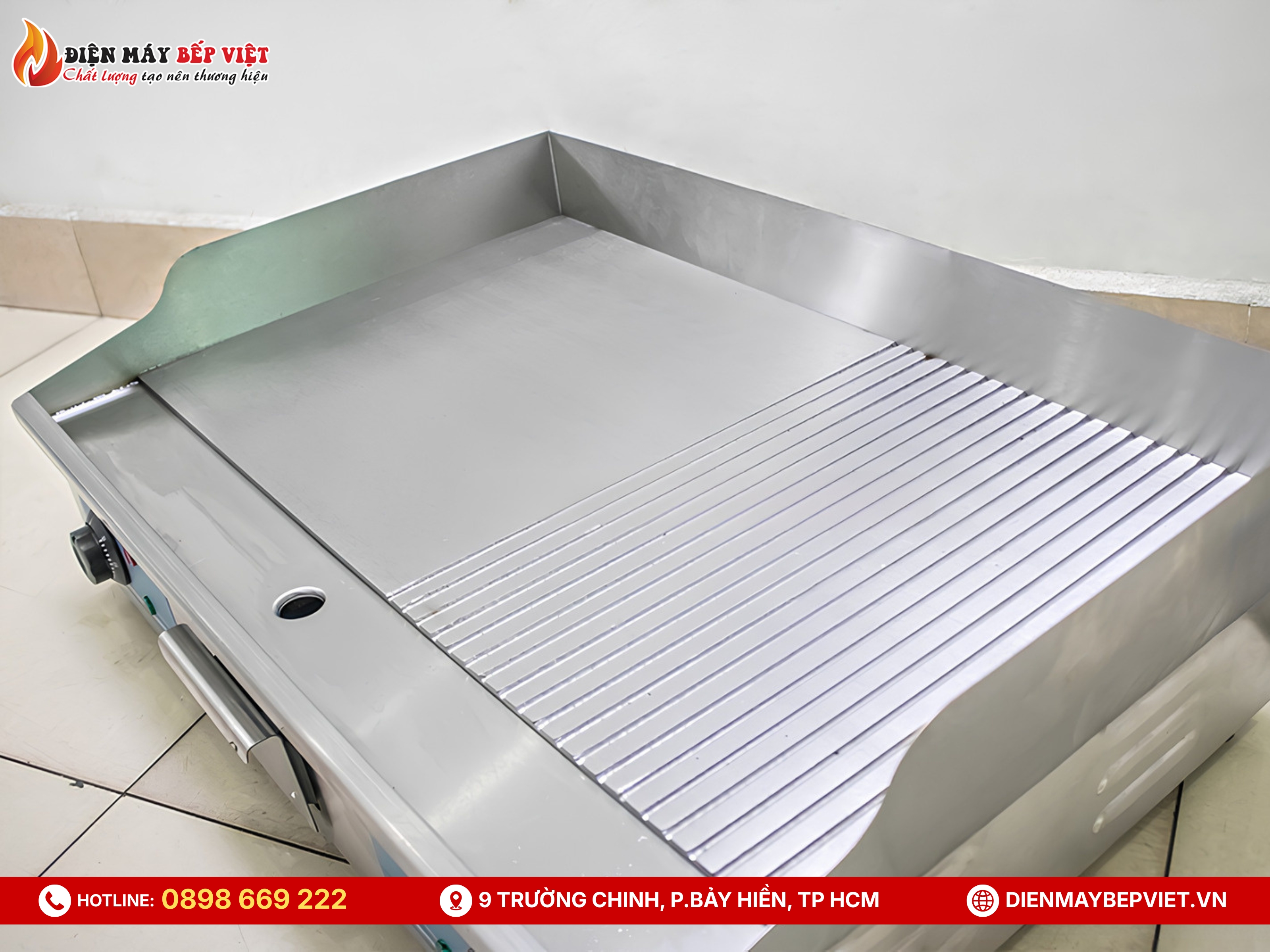 Bếp Chiên Phẳng Nửa Nhám Dùng Điện PL-822