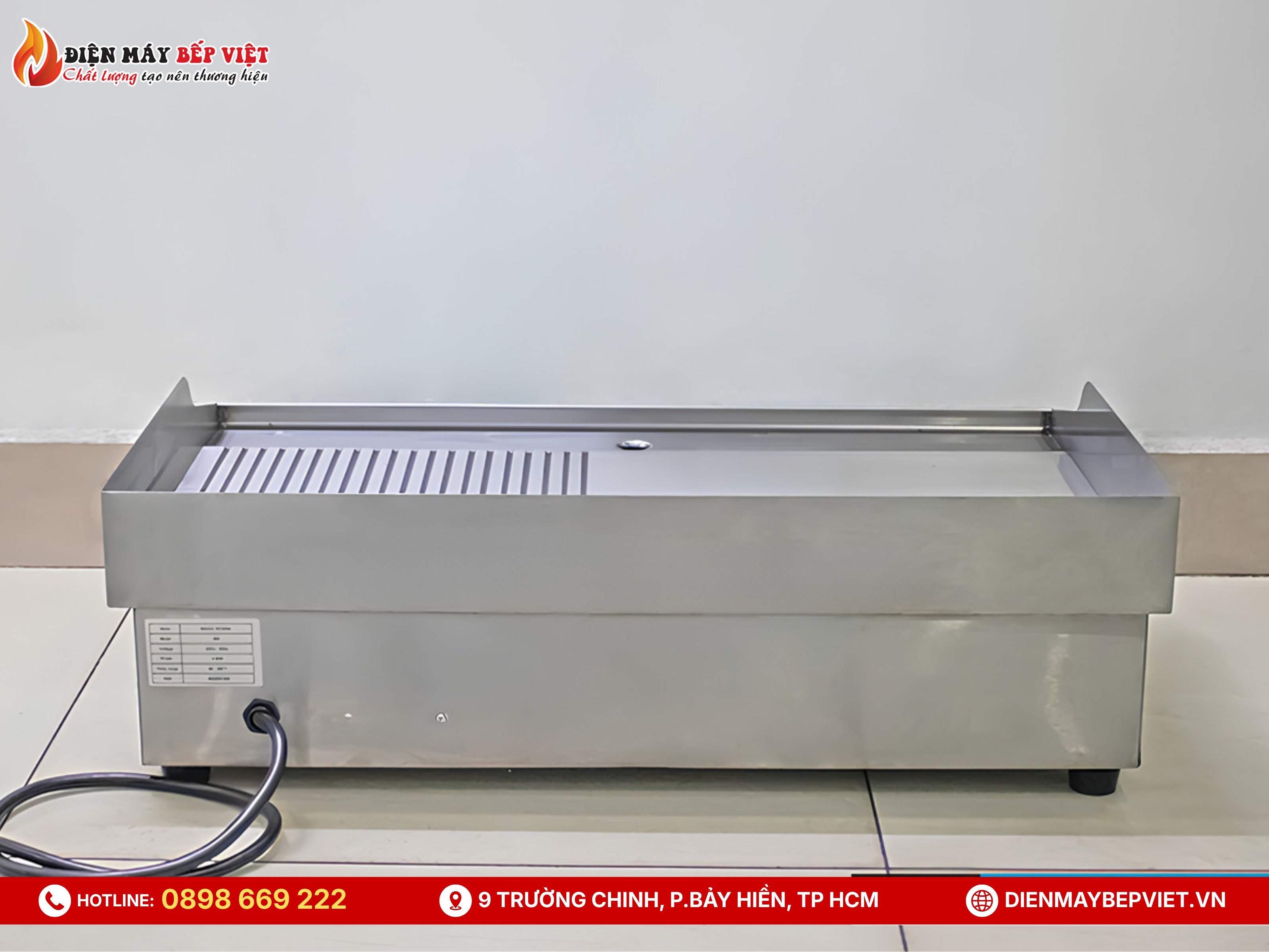 Bếp Chiên Phẳng Nửa Nhám Dùng Điện PL-822