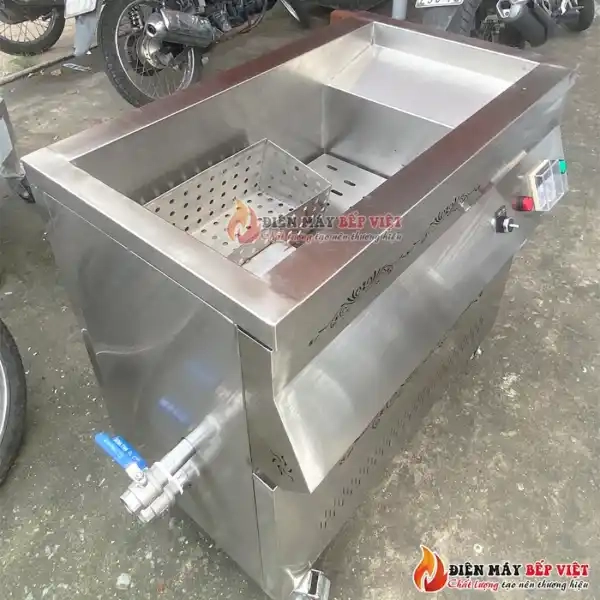 Bếp chiên tách dầu 100L Việt Nam