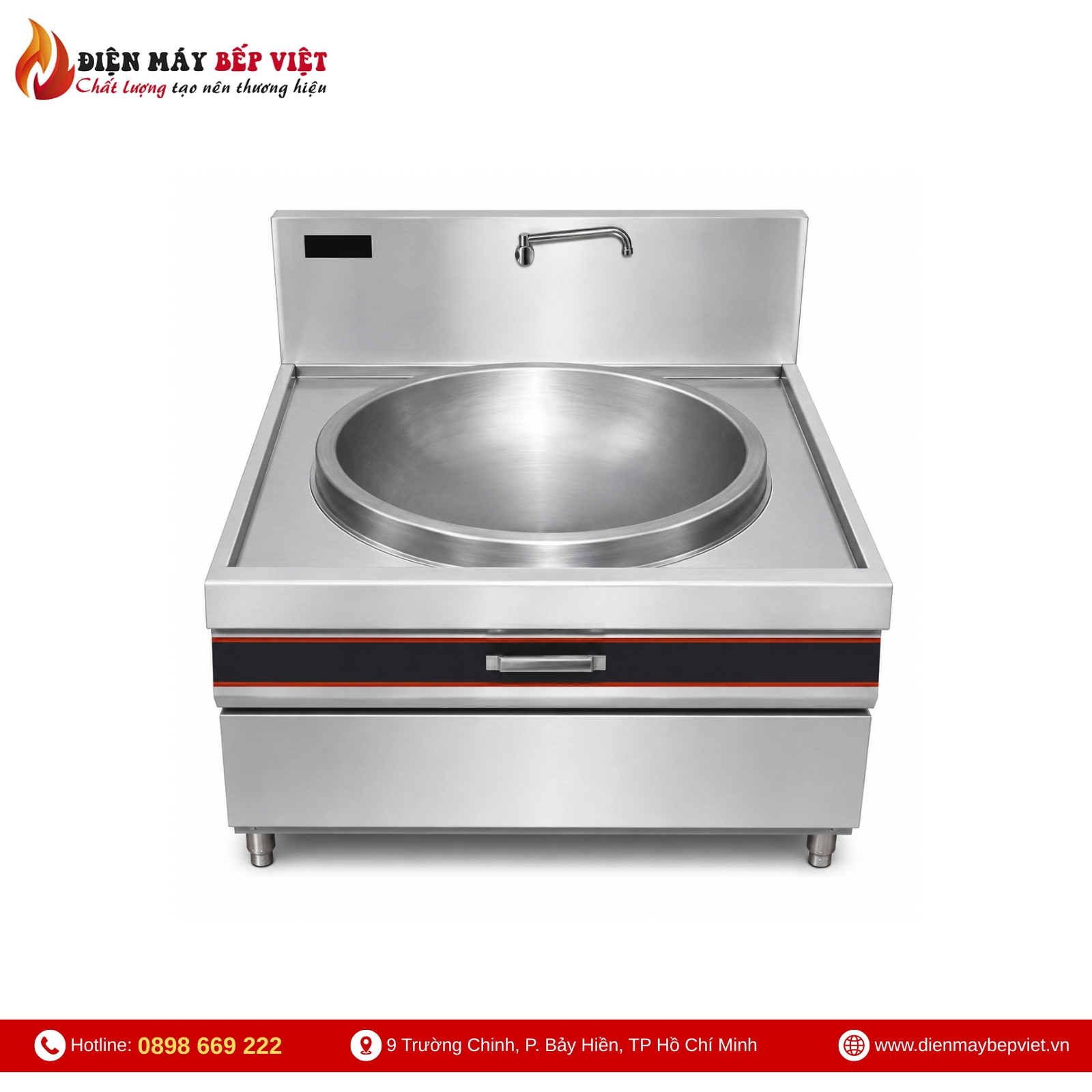 Bếp Đơn Điện Từ Xào Trực Tiếp BV04