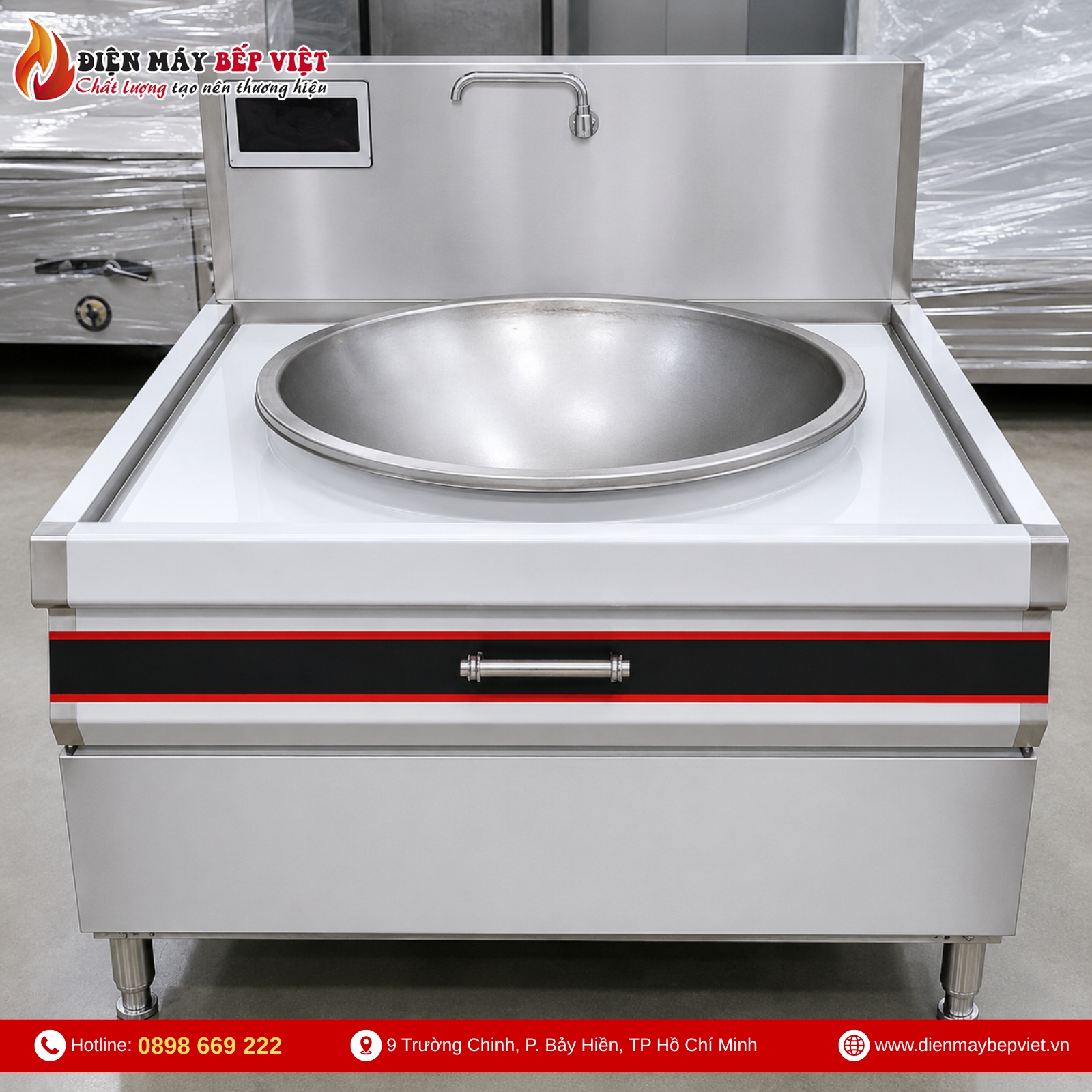 Bếp Đơn Điện Từ Xào Trực Tiếp BV04