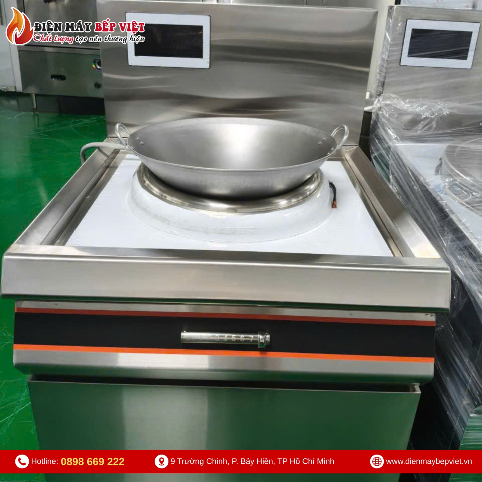 Bếp Đơn Điện Từ Xào Trực Tiếp BV04