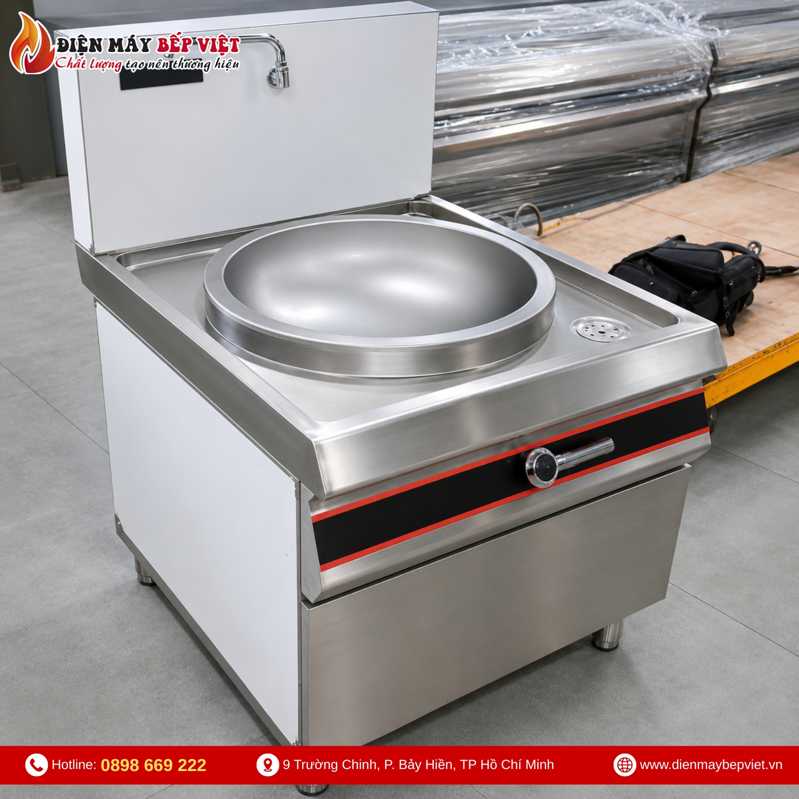 Bếp Đơn Điện Từ Xào Trực Tiếp BV04