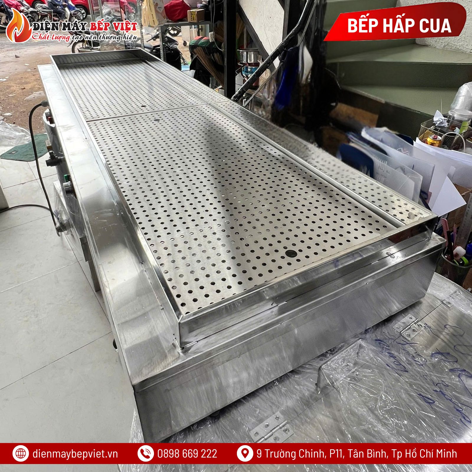 Bếp Hấp Cua Inox Cao Cấp BV 1000