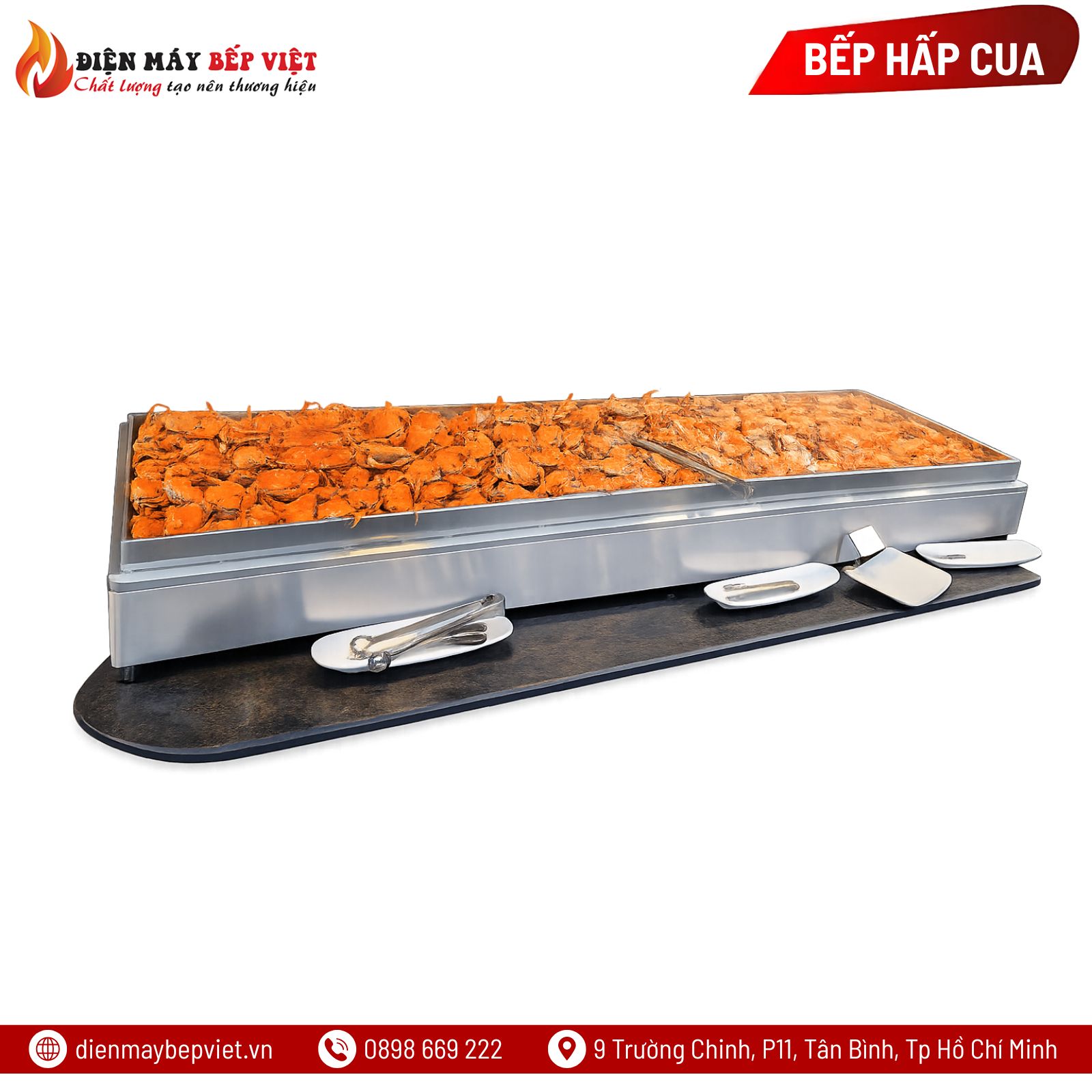 Bếp Hấp Cua Inox Cao Cấp BV 1500